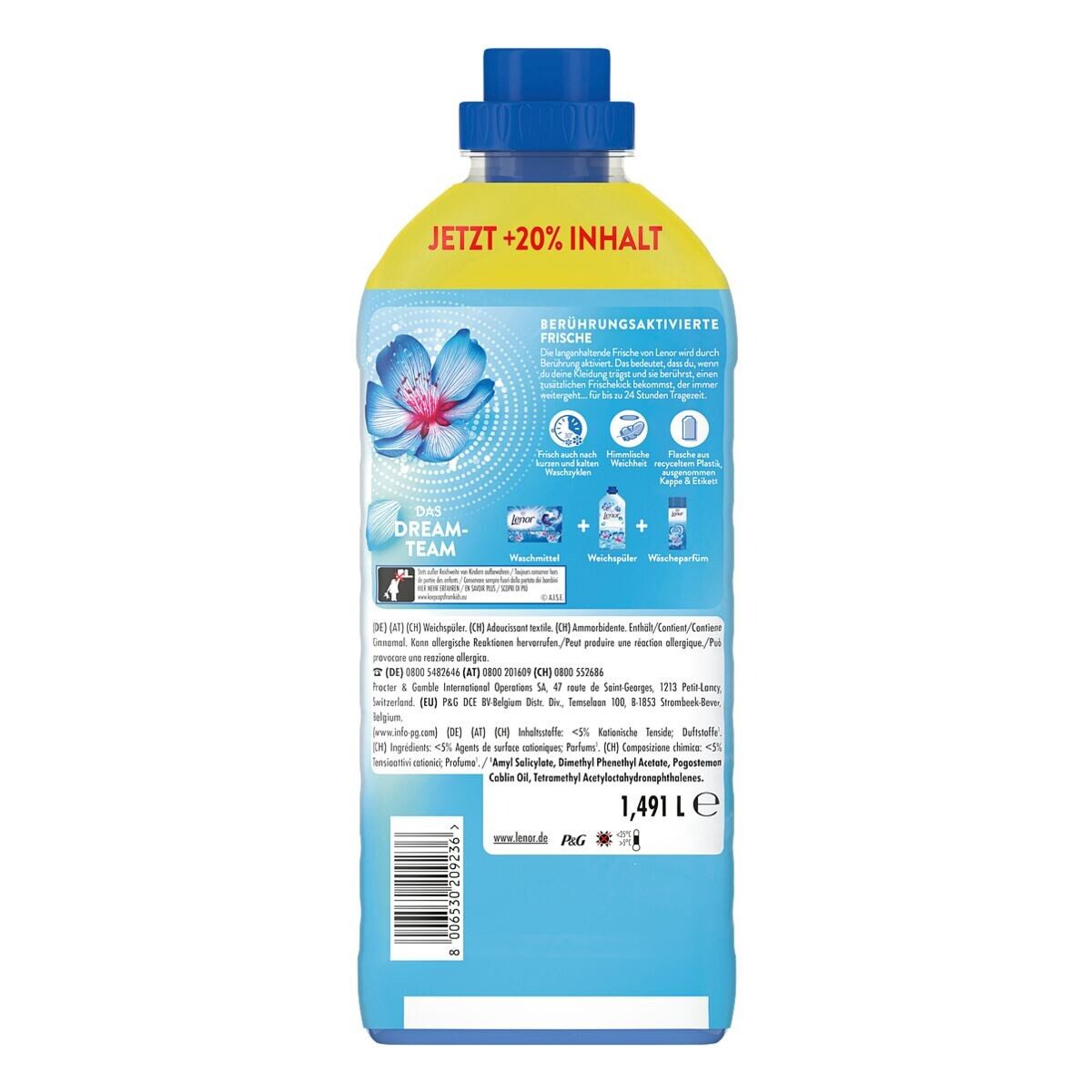 LENOR Aprilfrisch Weichspüler (71 WL, 1,49 Liter)