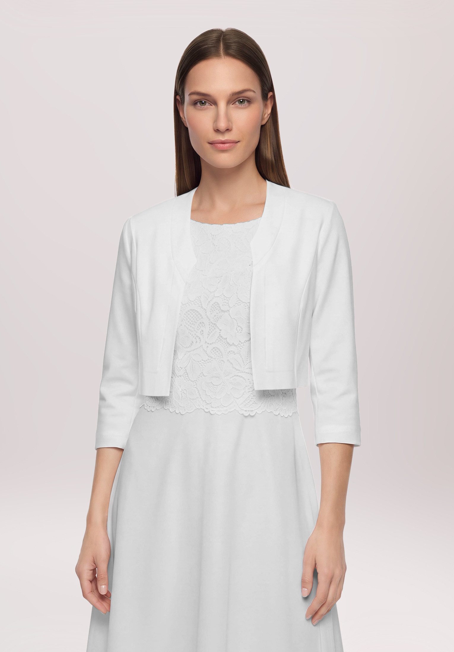 Vera Mont Sweatjacke Damen figurbetont Nahtführung – Bild 2 von 5
