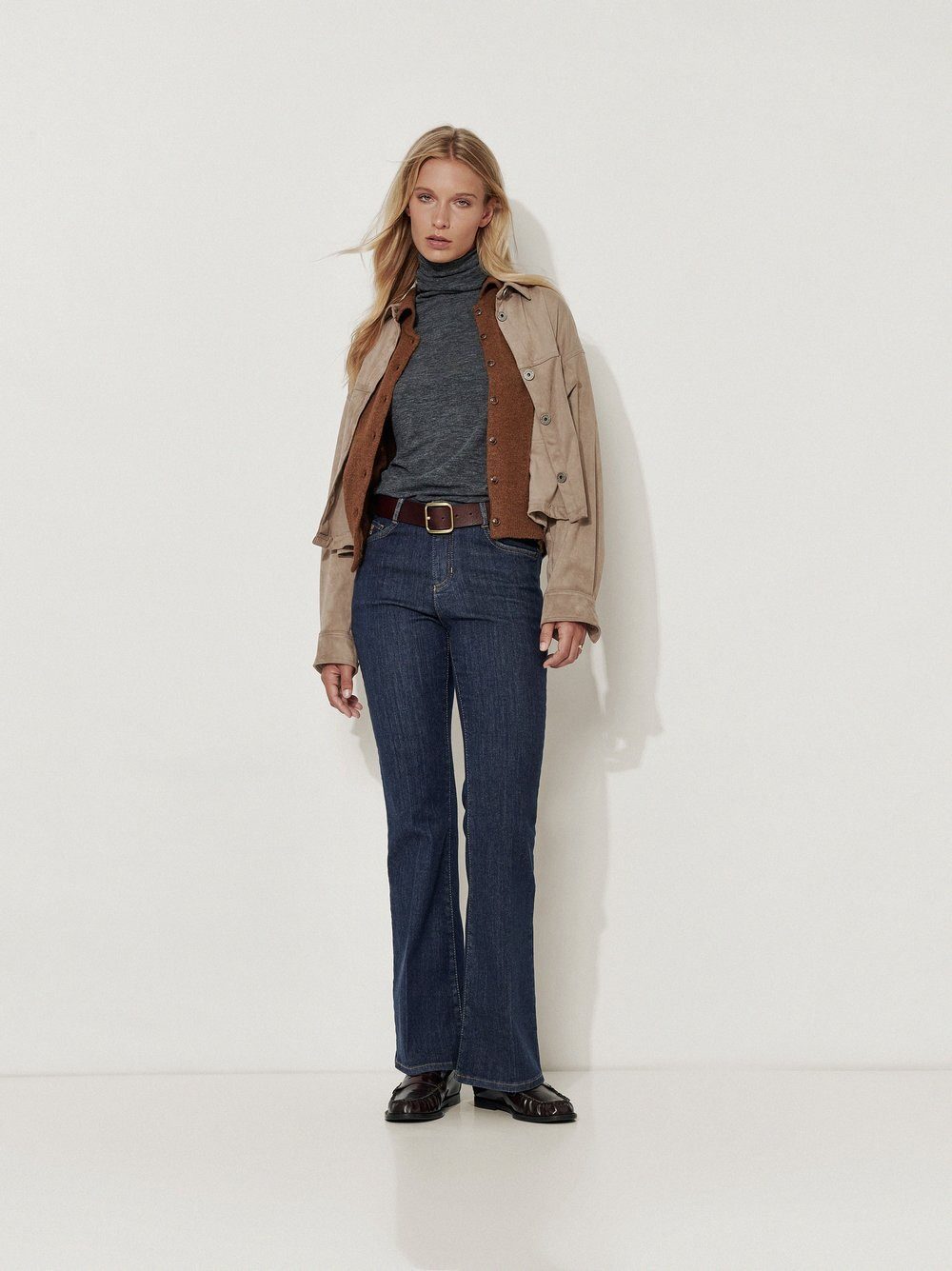 ROSNER Bootcut-Jeans Antonia Bootcut (1-tlg) mit Bootcut