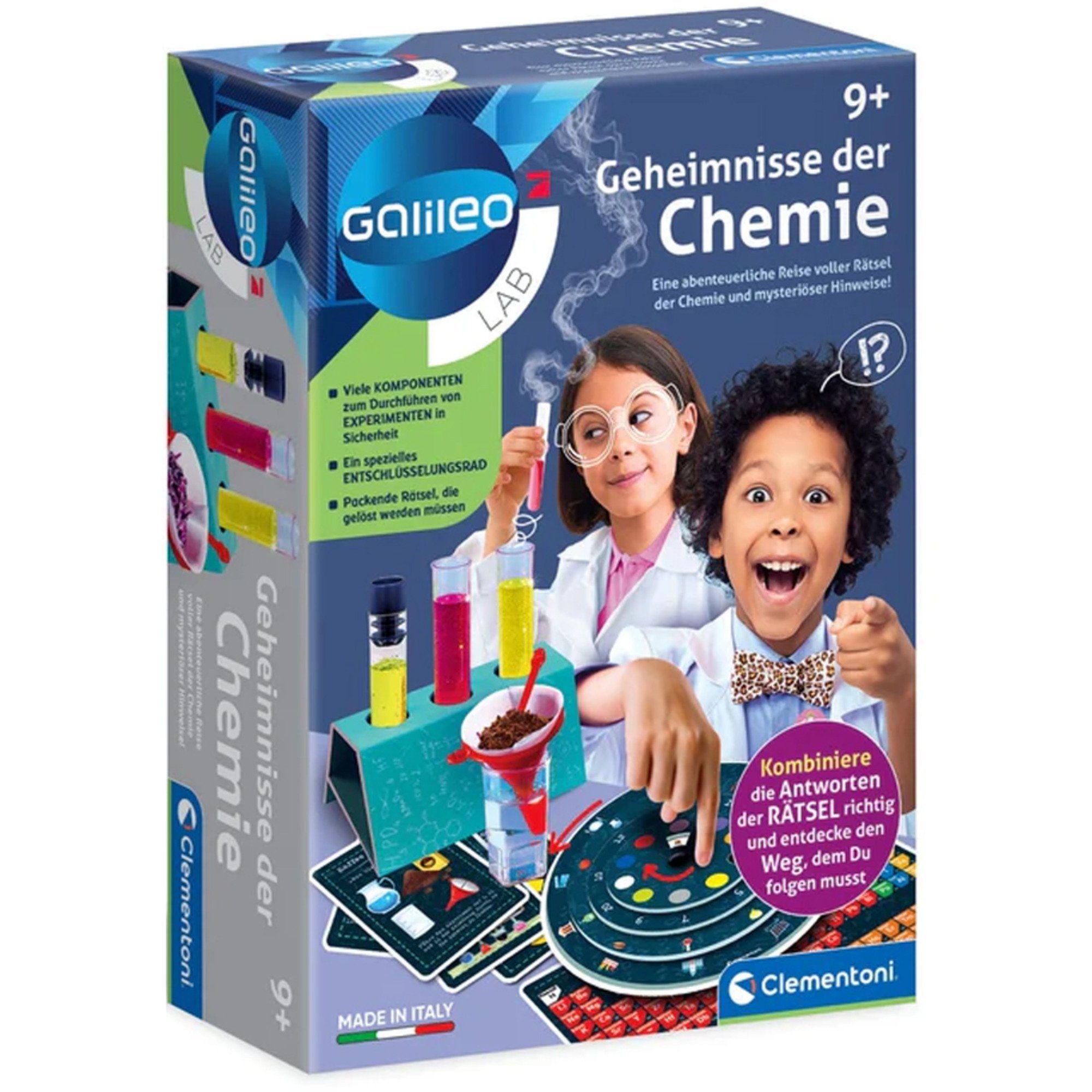 Clementoni® Experimentierkasten Geheimnisse der Chemie