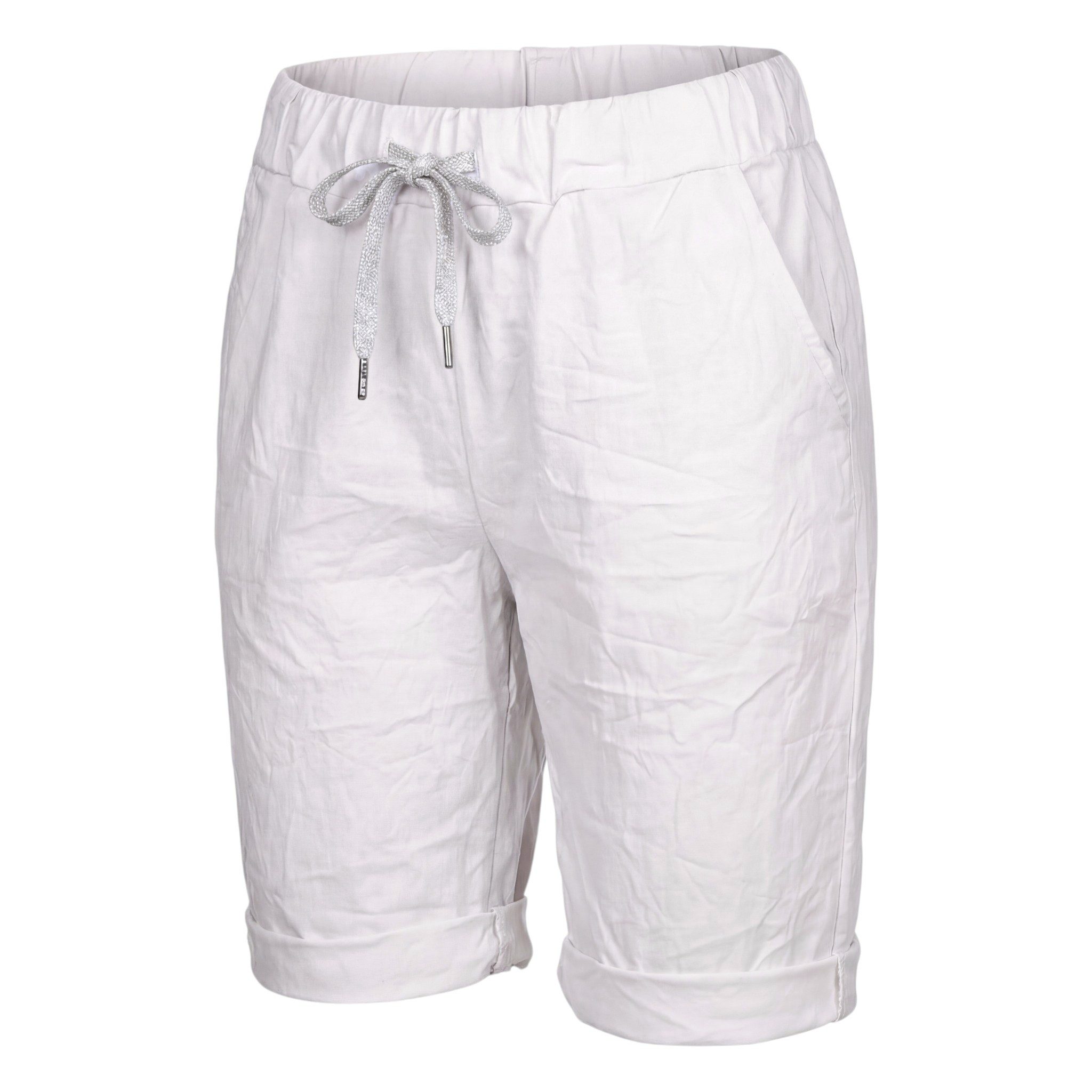 Chinoshorts Damenhose Kurze Damen Sommerhose Chino Shorts Schlupf Bermuda
