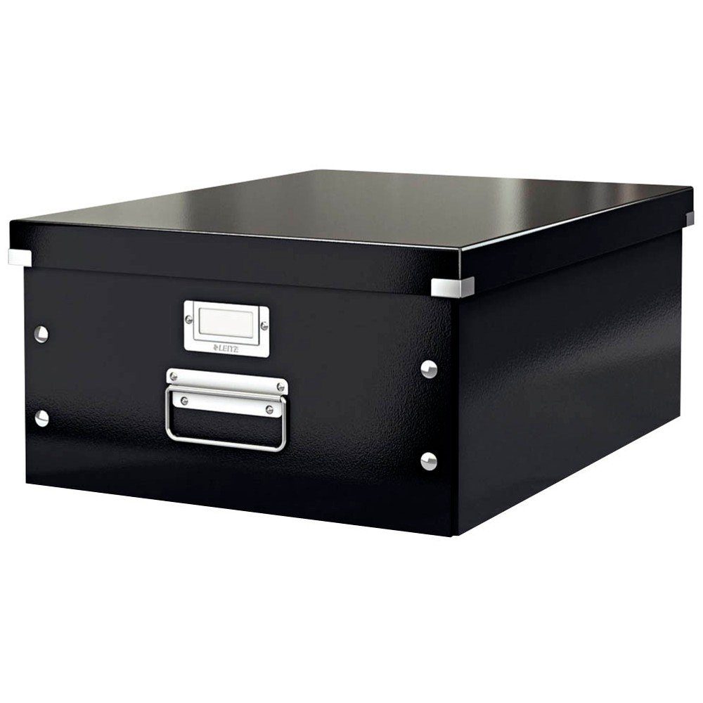 LEITZ Aufbewahrungsbox 1 Aufbewahrungsbox 36,9x20x48,2cm Click & Store WOW schwarz