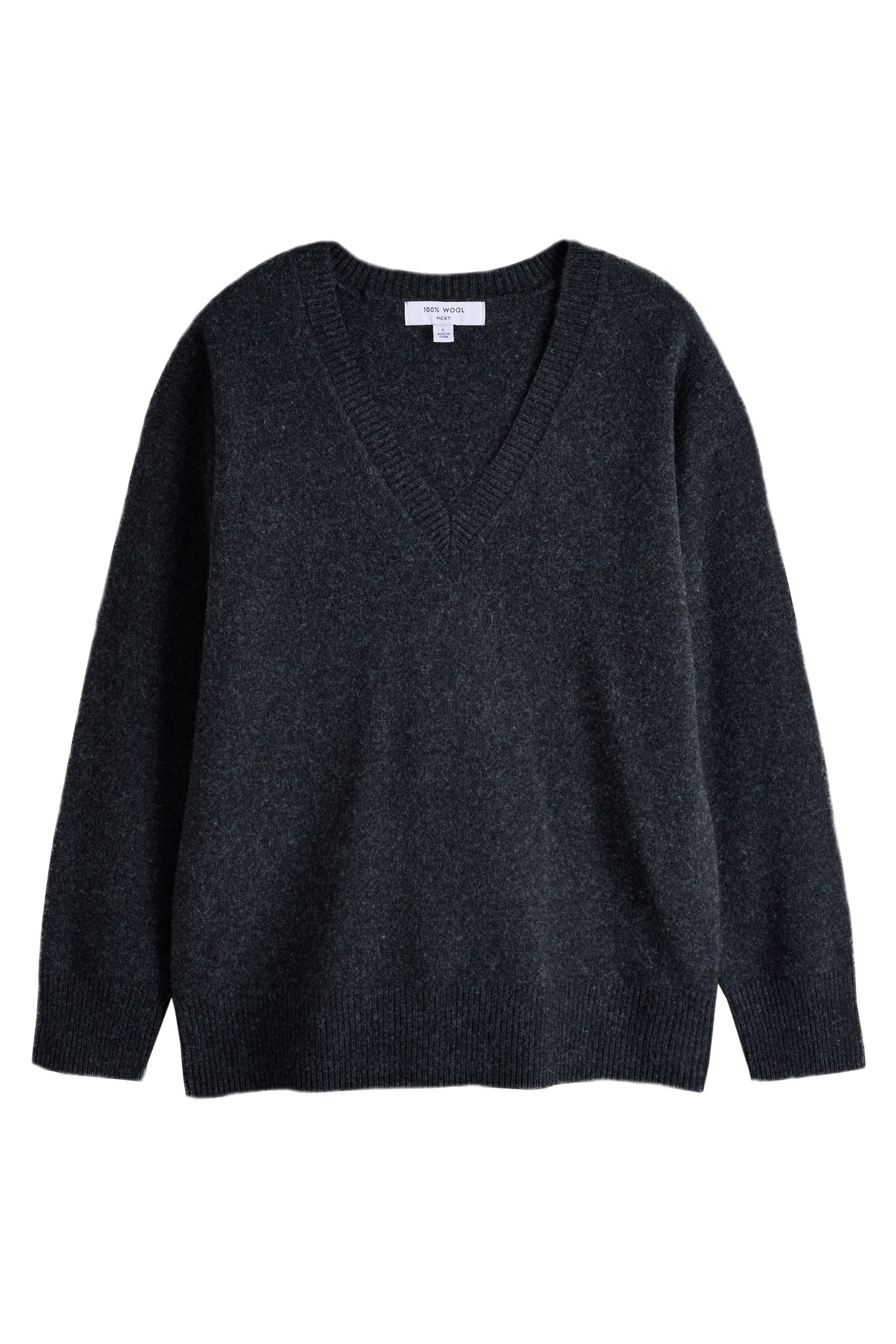 Next V-Ausschnitt-Pullover N. Premium Pullover mit V-Ausschnitt, Merinowolle (1-tlg)
