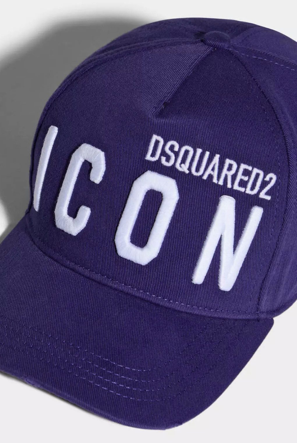 Dsquared2 Baseball Cap Basebalkappe Icon DSQ2 Logo Cap Kappe Mütze Mailand ansässiges Label mit leicht zerfetzt für einen Vintage-Look