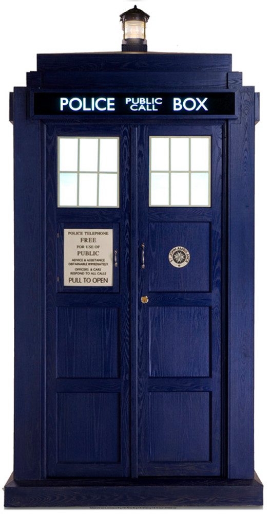 Dekofigur Doctor Who Pappaufsteller Tardis Pappaufsteller