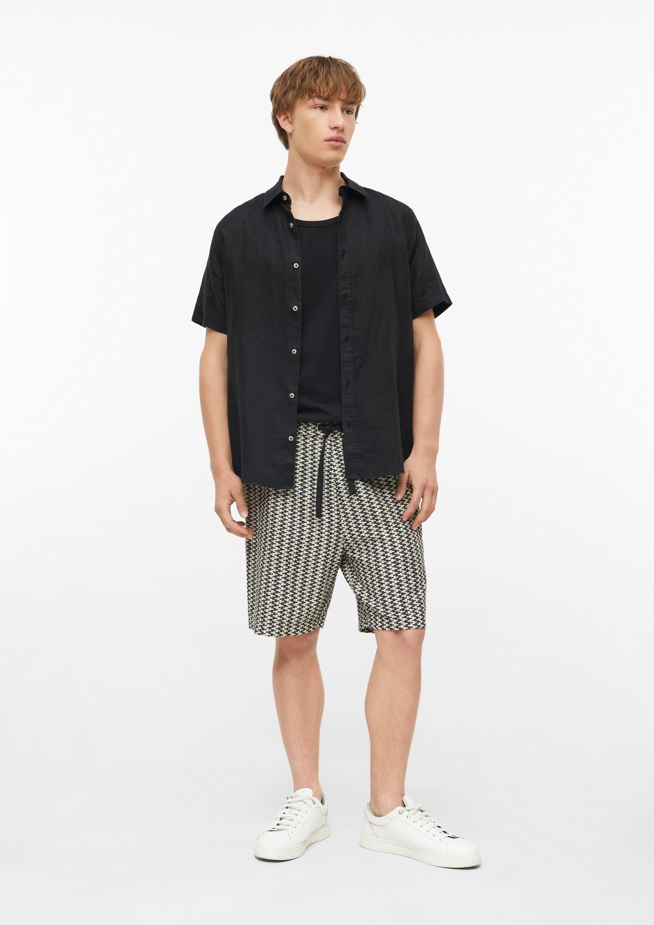 s.Oliver Shorts Bermuda DETROIT Detroit: Häkelhose im Relaxed Fit