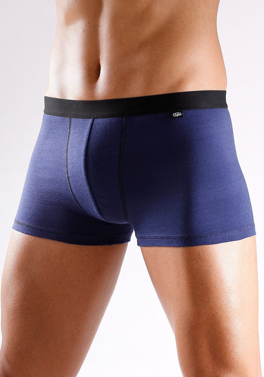 Buffalo Boxer Boxershorts für Herren (Packung, 4-St) mit schwarzem Webbund günstig online kaufen