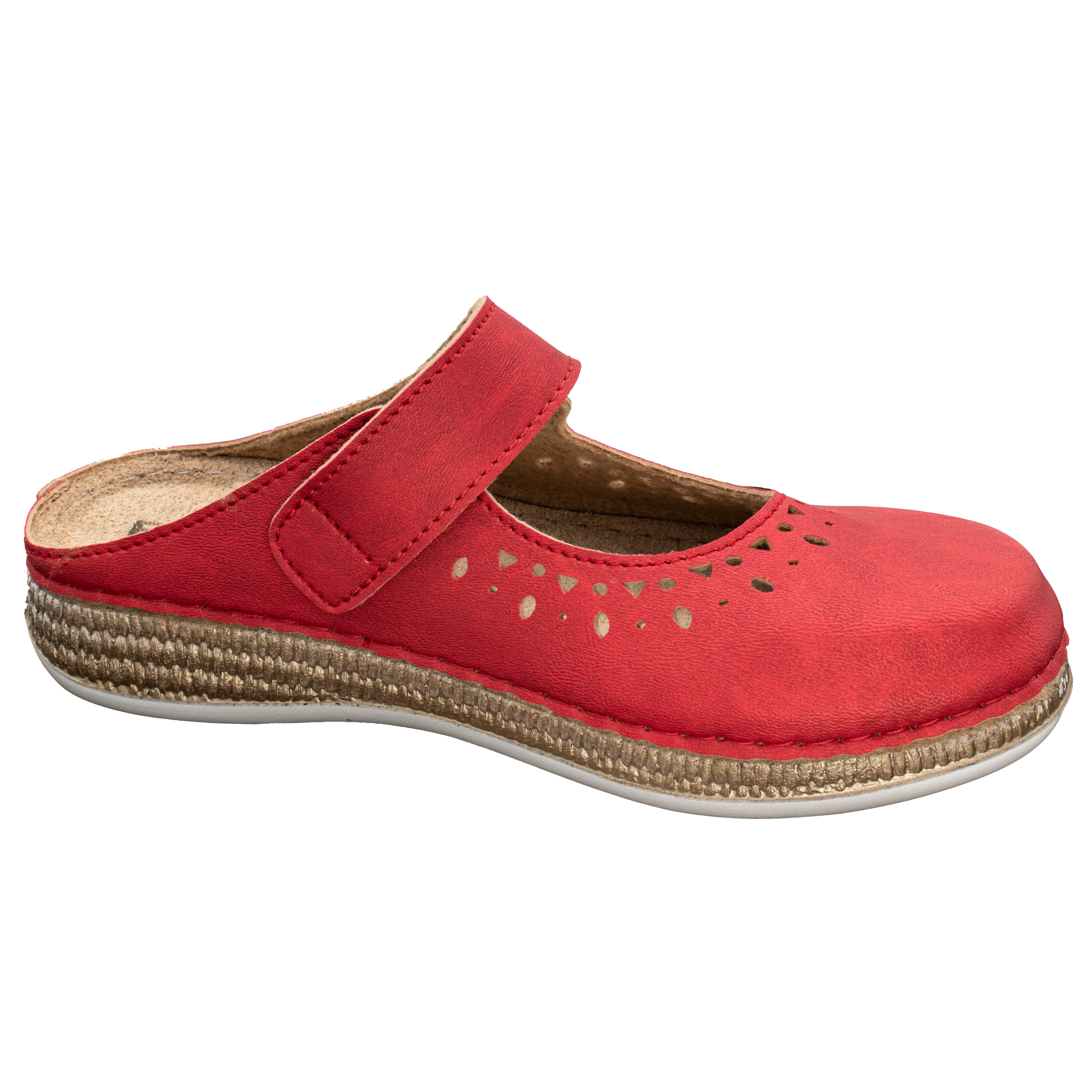 Fischer-Markenschuh Tanja Pantolette aus Vegano (Lederimitat), günstig online kaufen