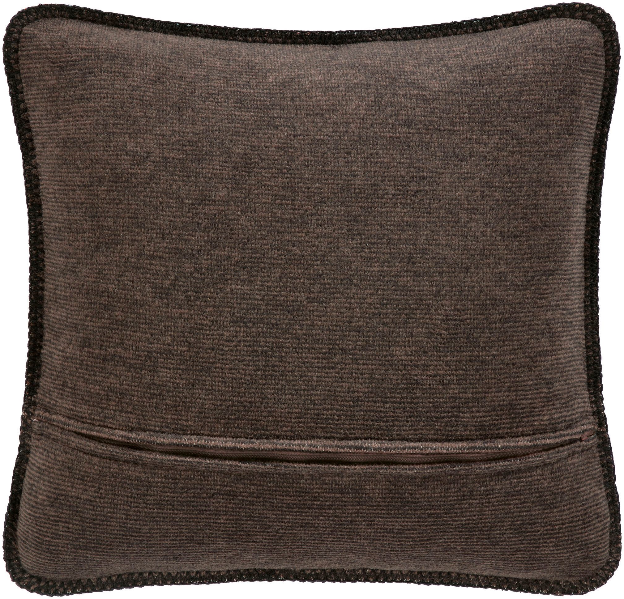Biederlack Dekokissen Nomad, markantes Ikat-Dessin