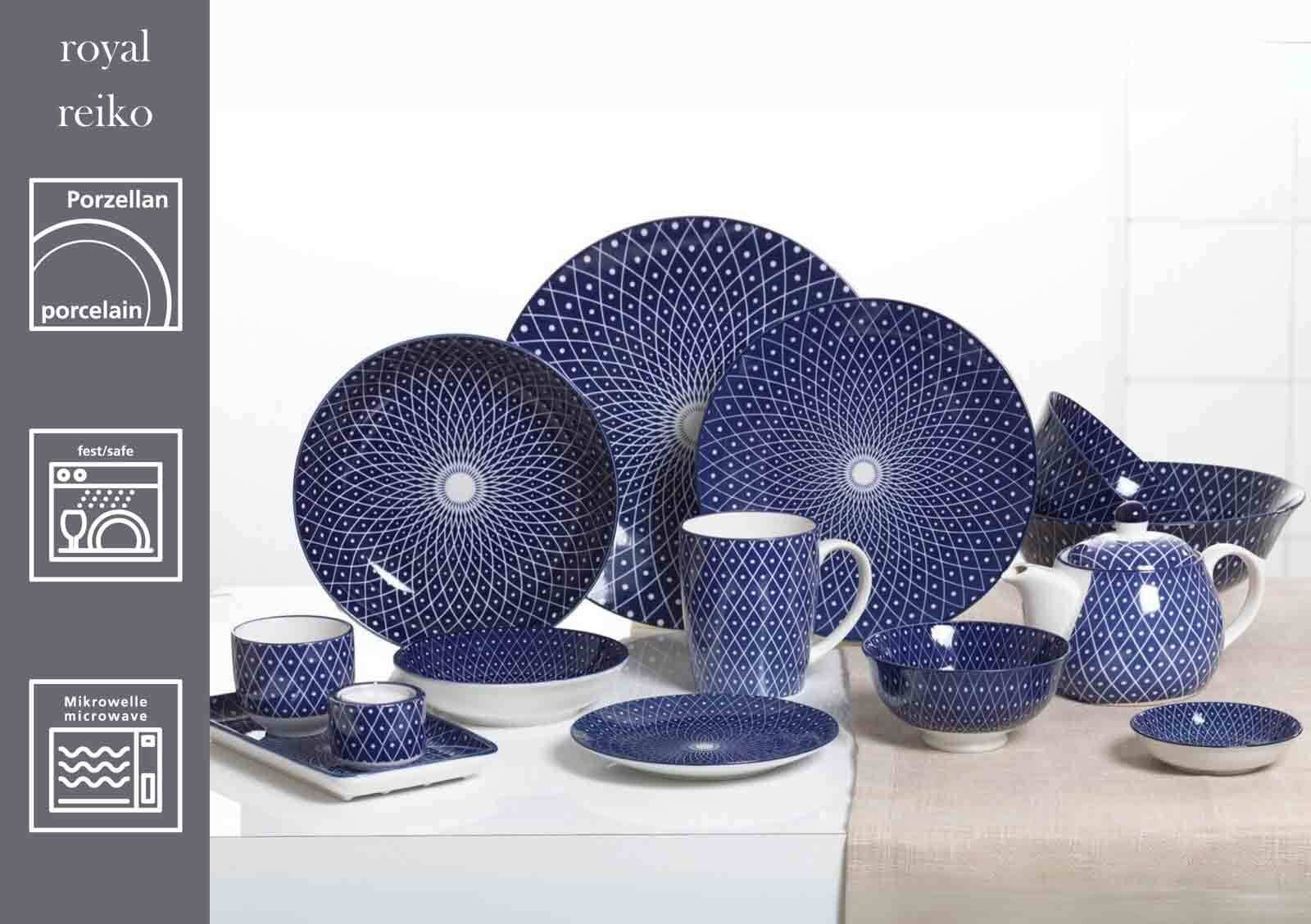 Ritzenhoff & Breker Becher Royal Reiko Henkelbecher 350 ml 6er Set, 6-tlg., Porzellan