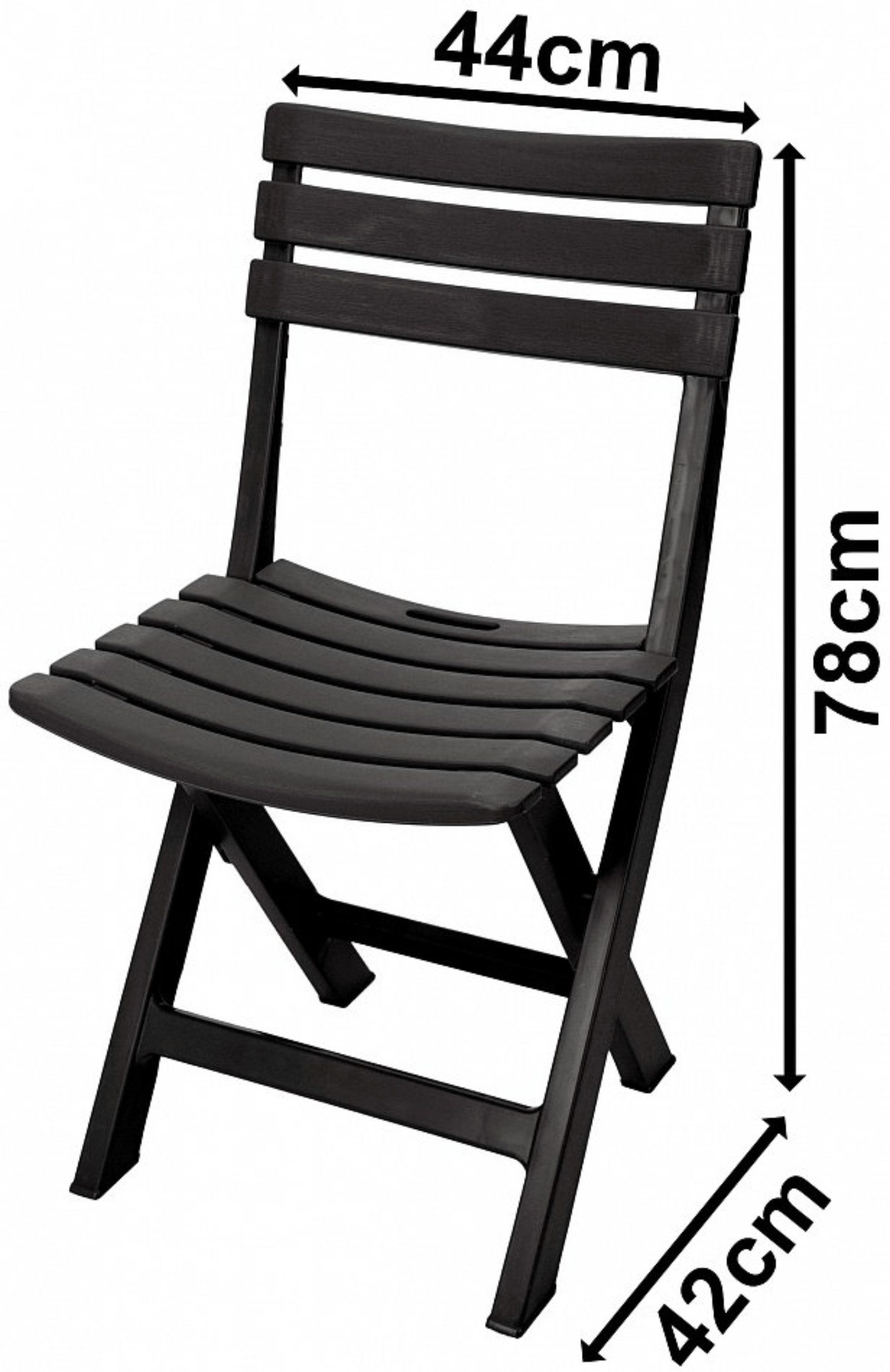 Progarden Klappstuhl Balkonstuhl Gartenstuhl Campingstuhl Stuhl 78x44x42cm günstig online kaufen