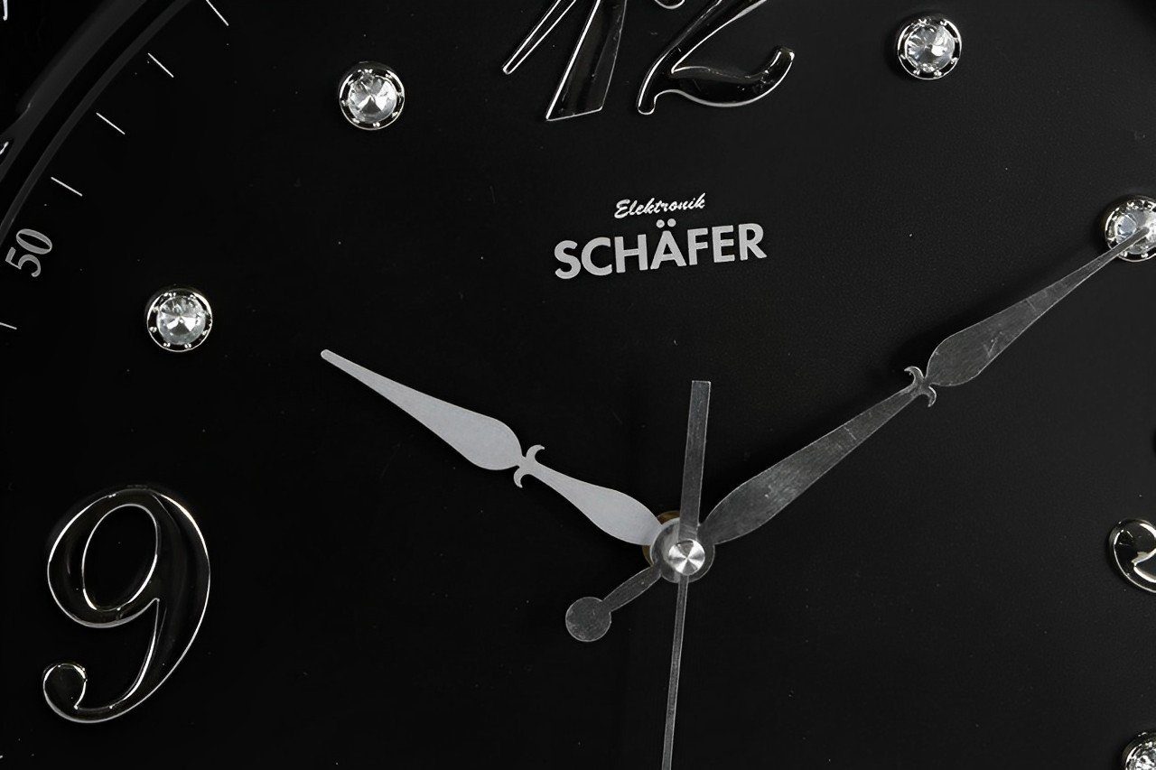 Schwarz Schäfer Wanduhr Wohndekoration,