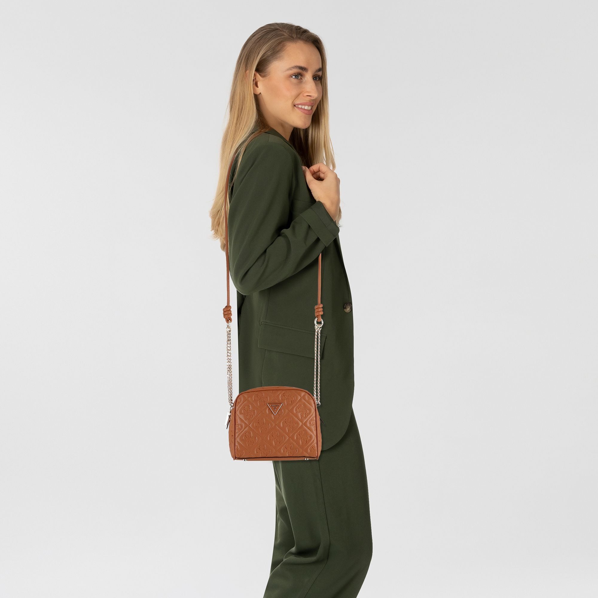 Guess Schultertasche Adelasia, Polyurethan günstig online kaufen