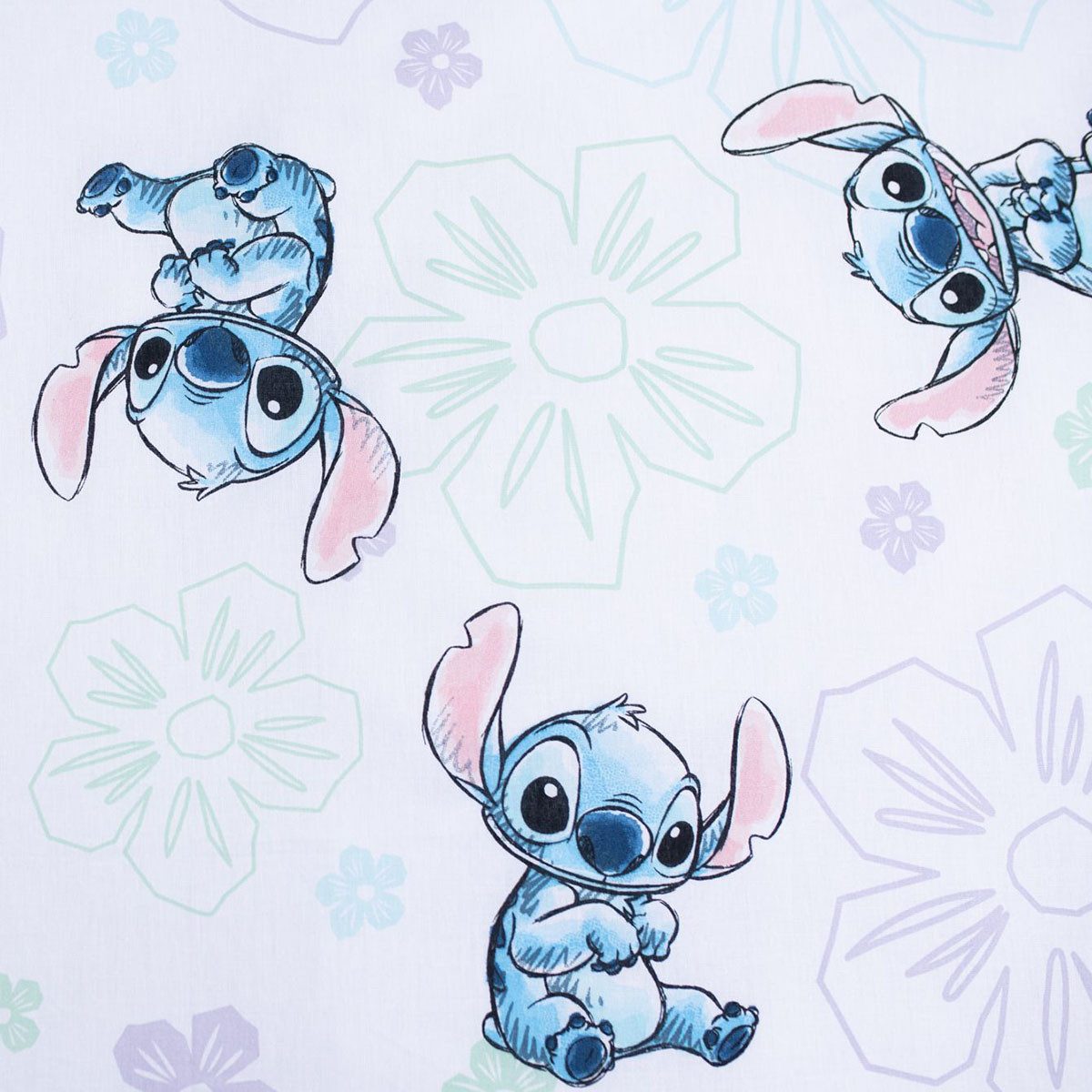 Disney Bettwäsche Disney Lilo und Stitch Bettwäsche Alien 140 x 200 + 70 x90 cm Baumwoll, Renforcé, 2 teilig