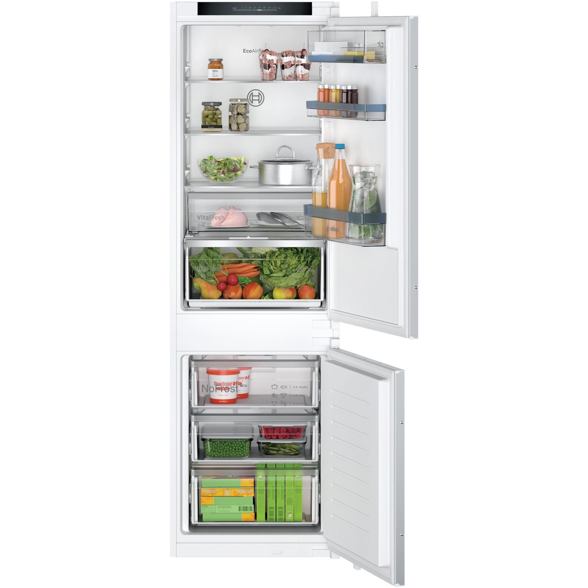 BOSCH Kühl-/Gefrierkombination Serie 4 KIN86VSE0, 177.20 cm hoch, 84.10 cm breit