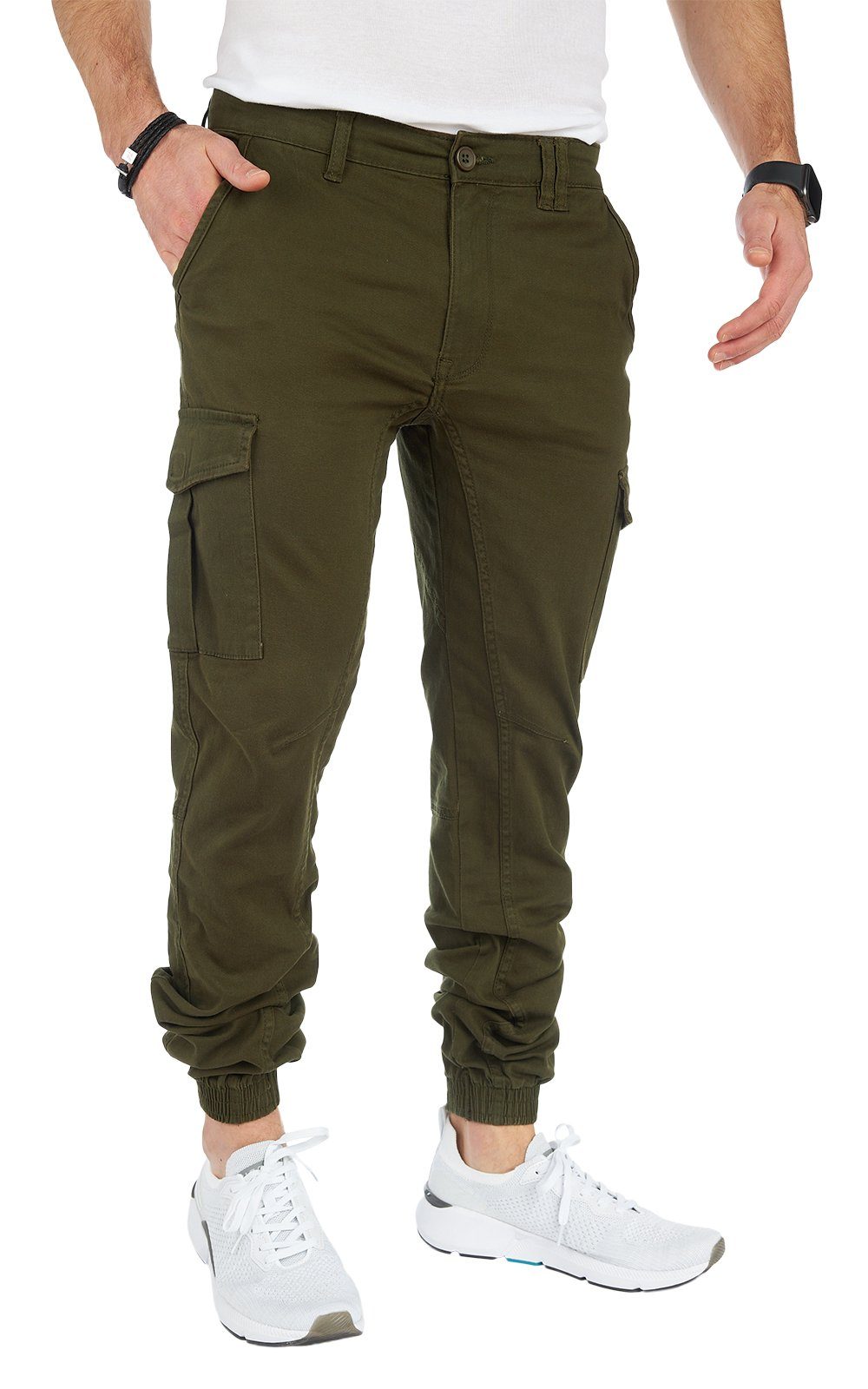 Styleko Chinohose Slim fit Cargohose Herren Cargohose männer Cargohose für Herren Jogger