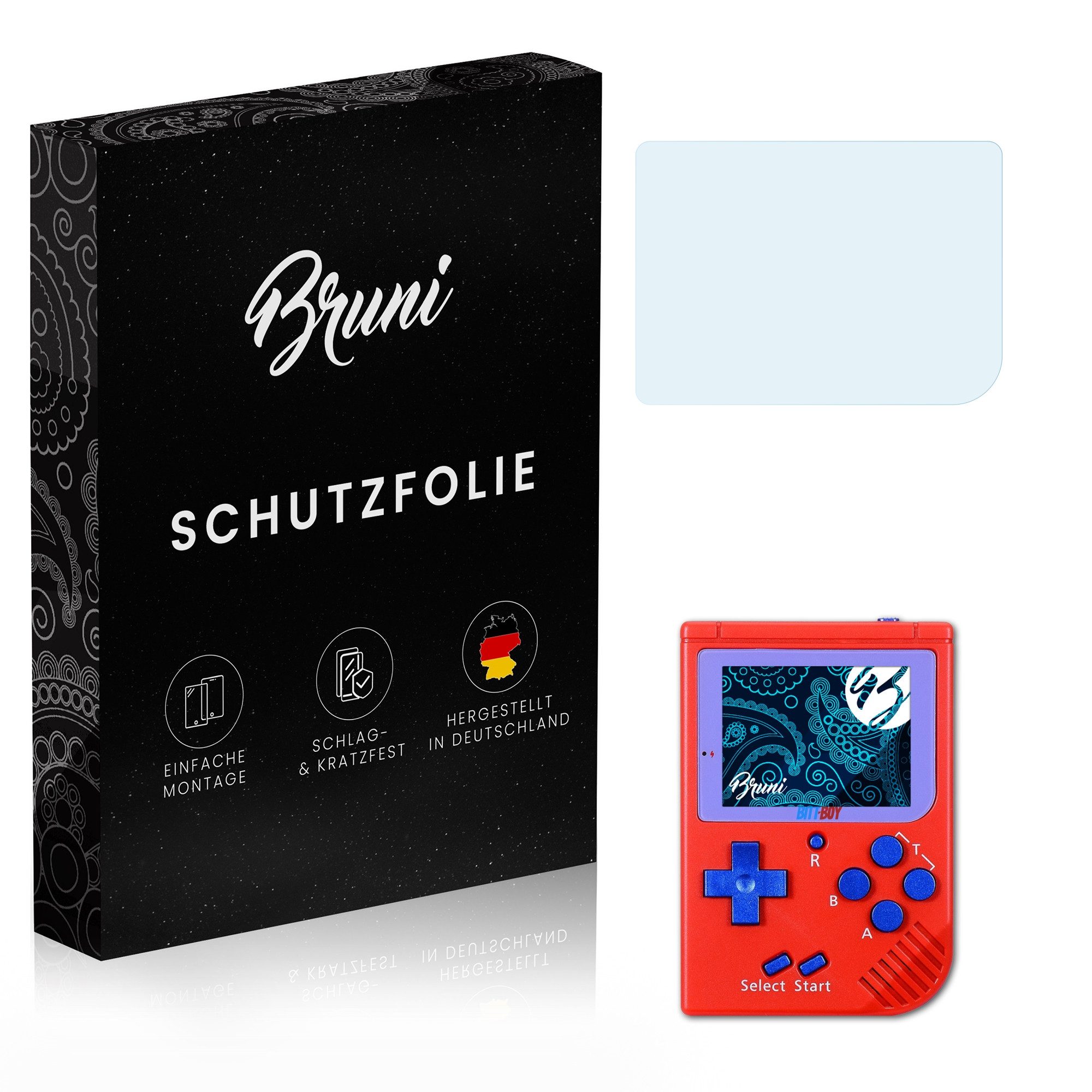 Schutzfolie Glasklare Displayschutzfolie für BittBoy BittBoy