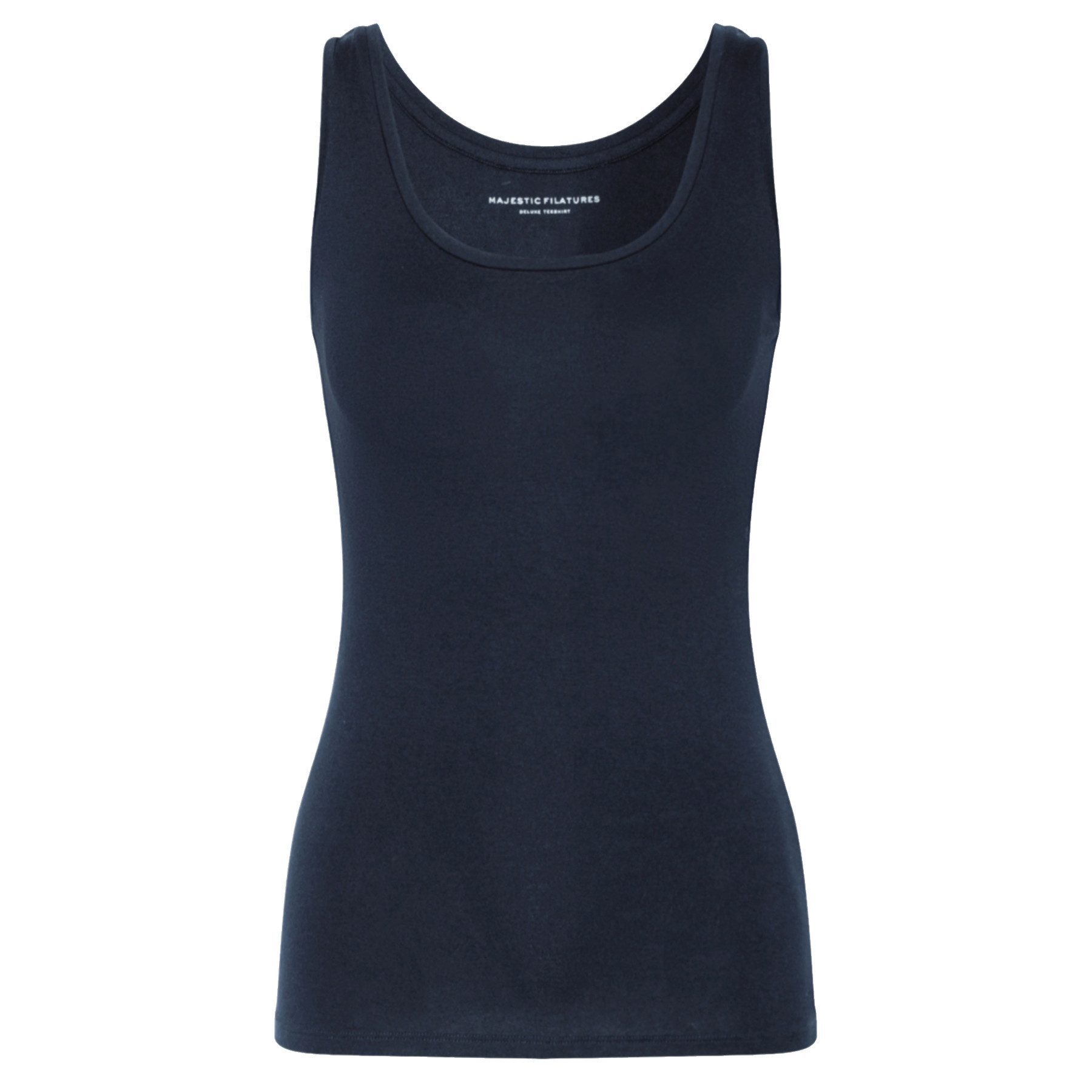 MAJESTIC FILATURES Shirttop MAJESTIC FILATURES Top aus Viskose - Marine