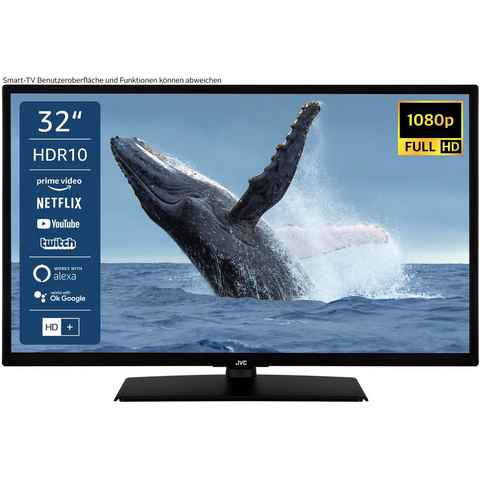 JVC LT-32VF5156 LED-Fernseher (80 cm/32 Zoll, Full HD, Smart TV, HDR, Triple-Tuner, 6 Monate HD+ inklusive)