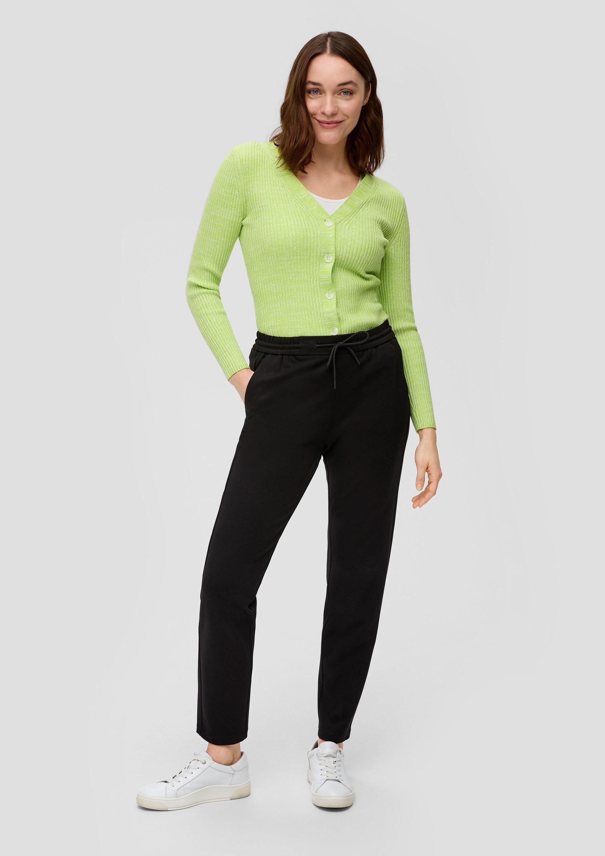 s.Oliver 7/8-Hose Hose Interlock-Jogg Pants mit Gummizug