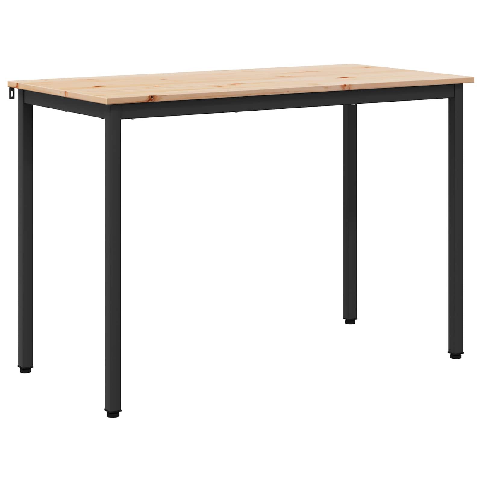 vidaXL Esstisch 110 x 55 x 75 cm Esstisch Natur 110x55x75 cm Massives Kiefernholz für