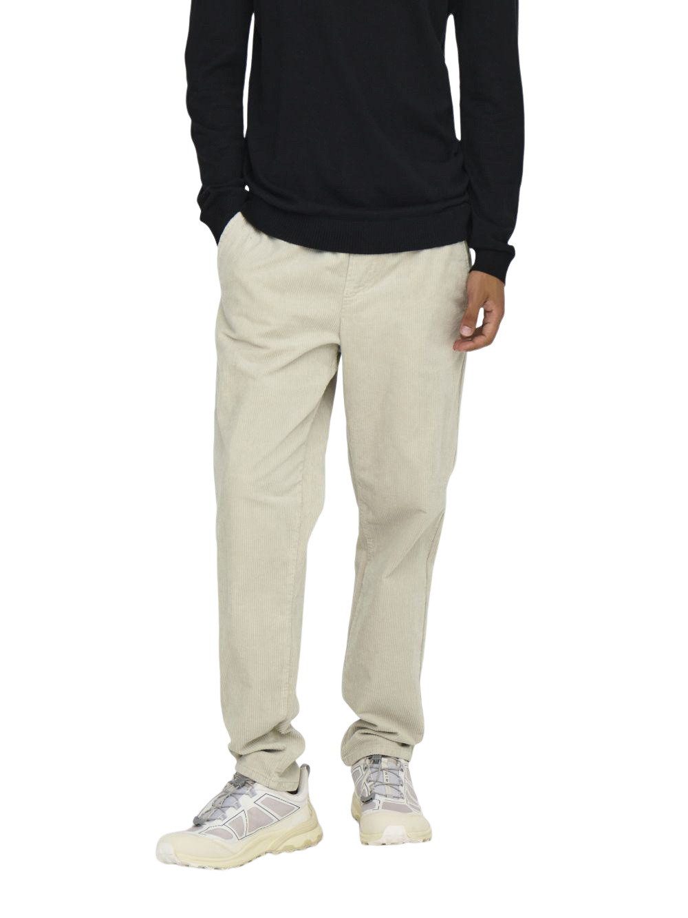 ONLY & SONS Sweathose ONSLINUS TAP CORDUROY 0185 PANT aus Baumwollmix