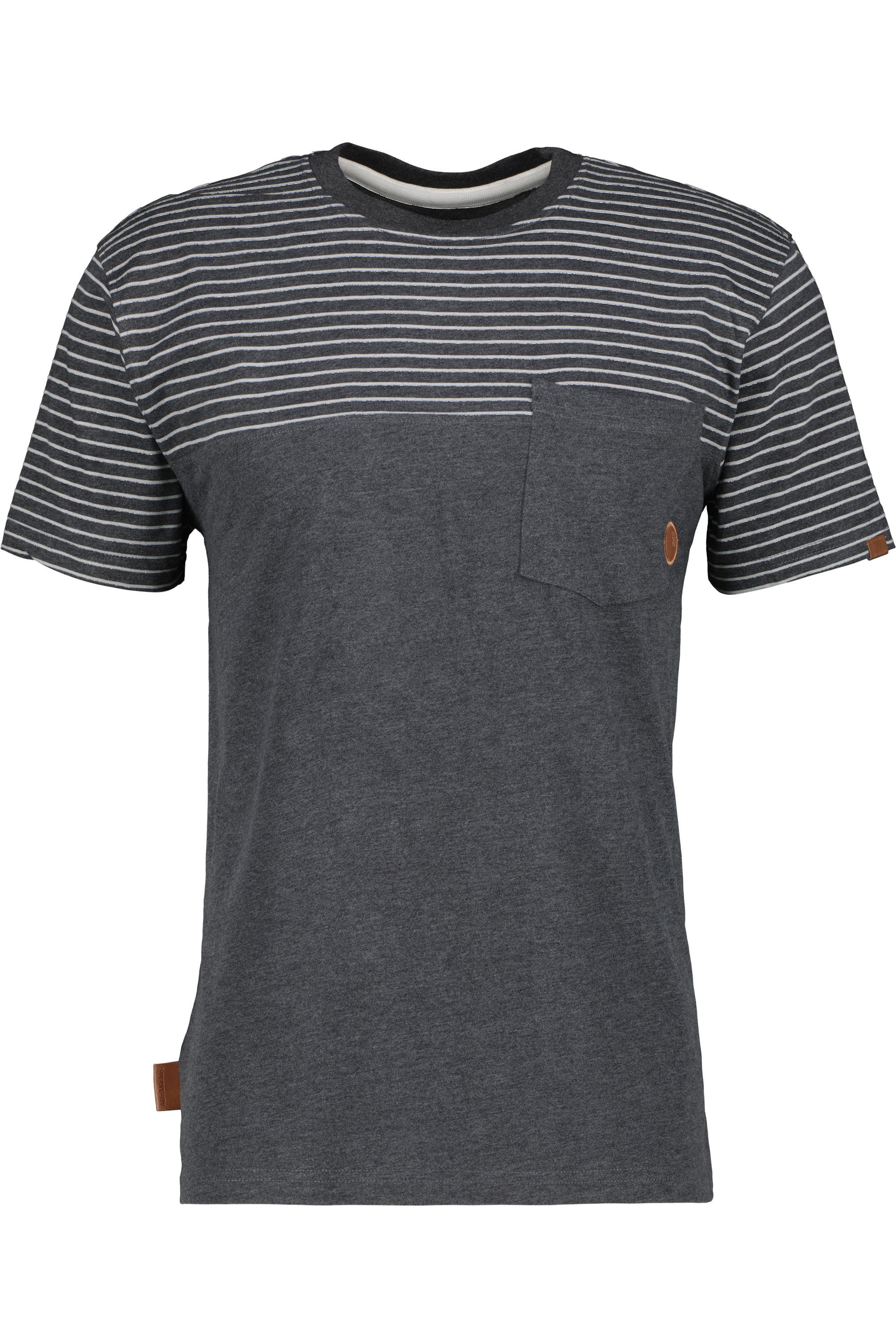 Alife & T-Shirt Shirt LeopoldAK T-Shirt moonless Z Kickin melange Herren