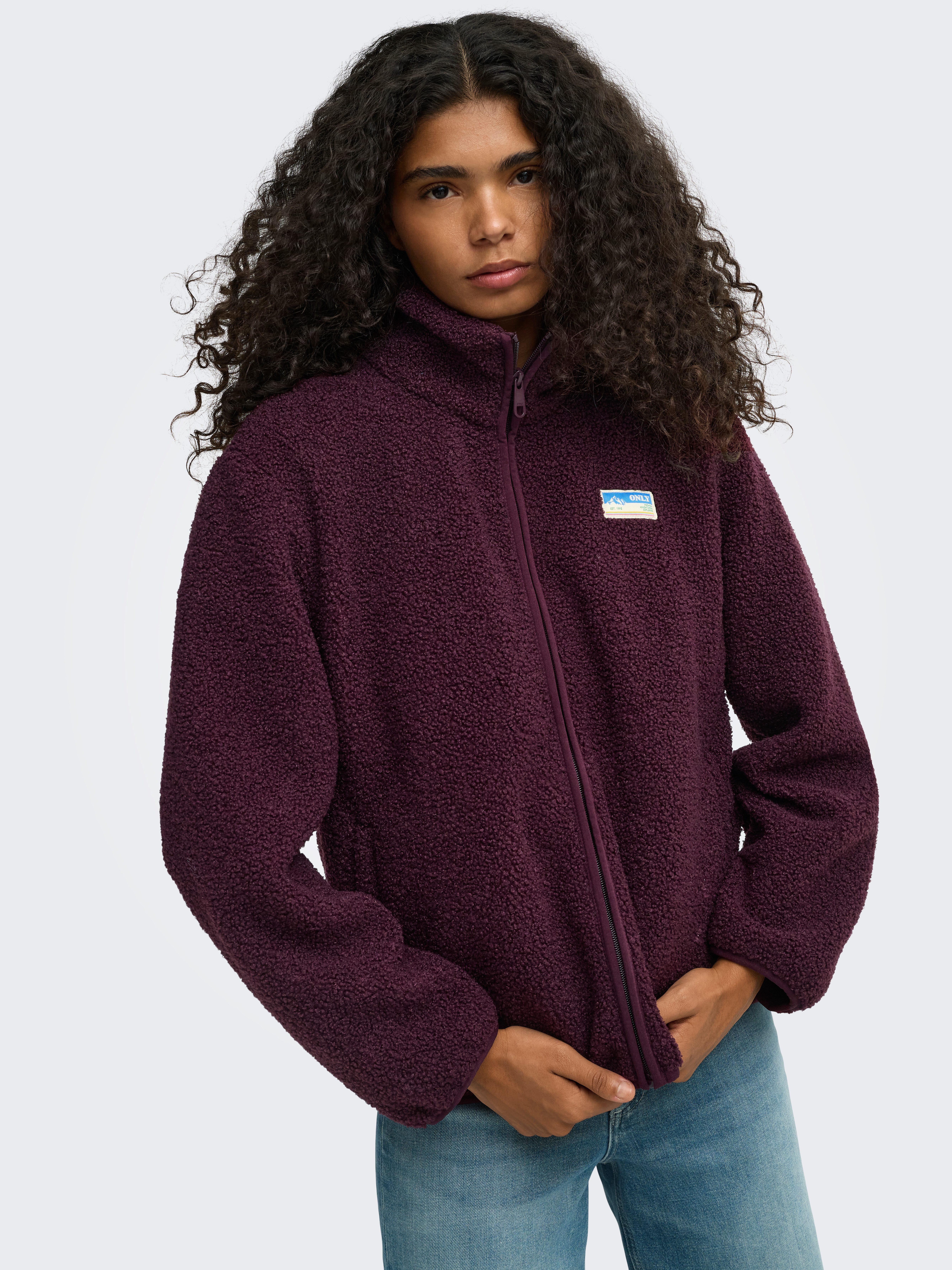 ONLY Plüschjacke ONLEVA LIFE TEDDY JACKET CC OTW Kunstfaser