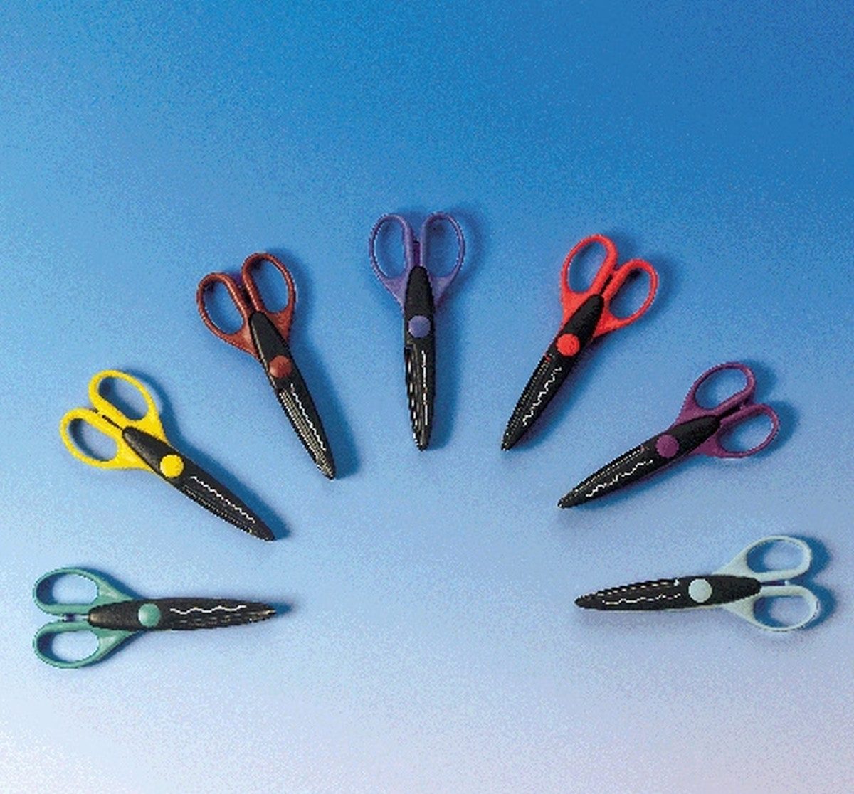 WEDO Papierscheren Kreativschnitt-Schere W-Schnitt 16cm (12 Stück)