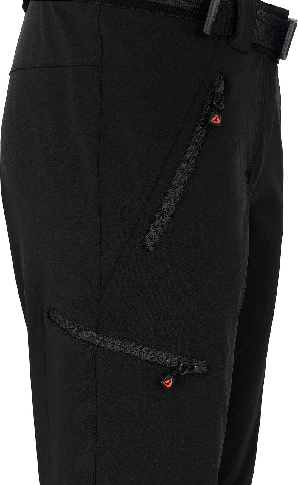 Bergson Outdoorhose TUULIKKI Damen Wanderhose, robust, bielastisch, Langgrößen, schwarz