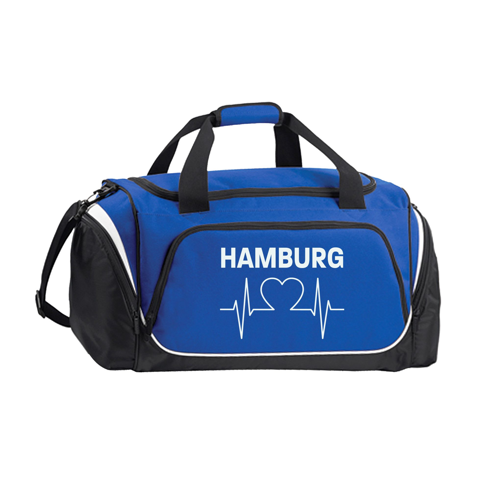multifanshop Sporttasche Hamburg - Herzschlag - Tasche günstig online kaufen