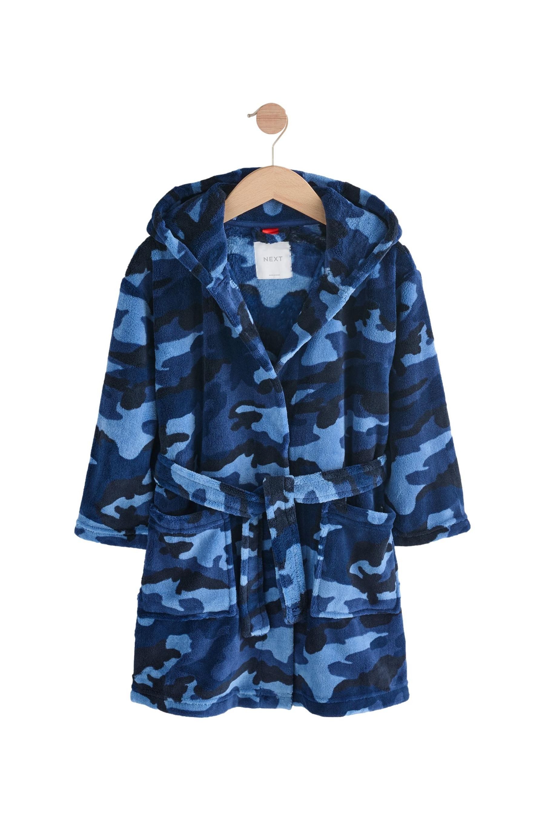 Next Kinderbademantel Fleece Morgenmantel Schlafanzug, Polyester (recycelt), Polyester