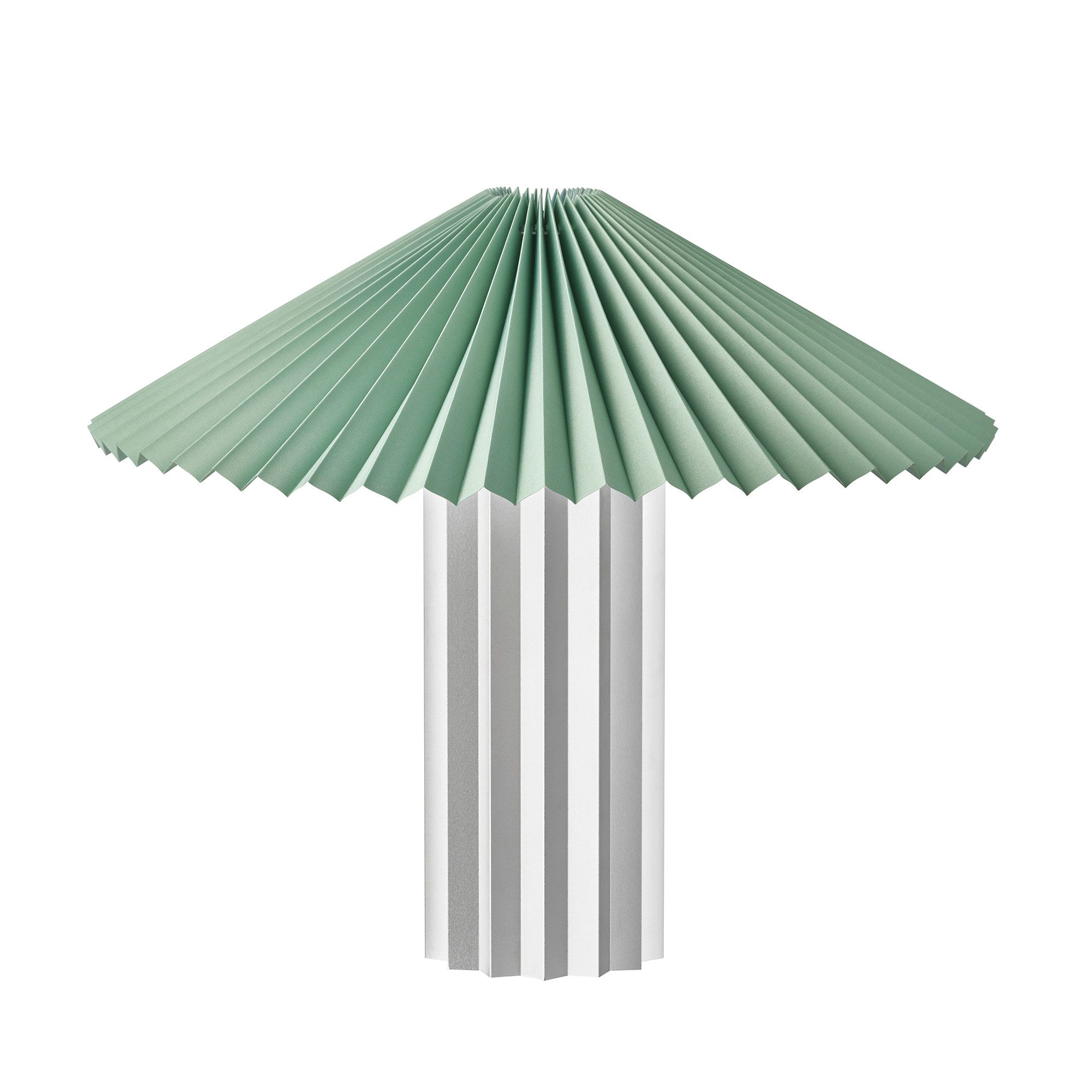 blomus Tischleuchte -TAITE- Tischlampe, Stimmungslicht, LED-Designlampe modern, LED wechselbar, Dimmbar, Plissee-Look, modern & stabil, Dimmbar, Aluminium