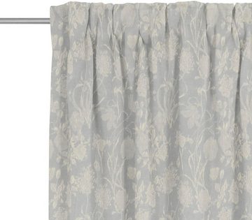 Vorhang Flower Cuvée light, Adam, Multifunktionsband (1 St), blickdicht, Jacquard, nachhaltig aus Bio-Baumwolle