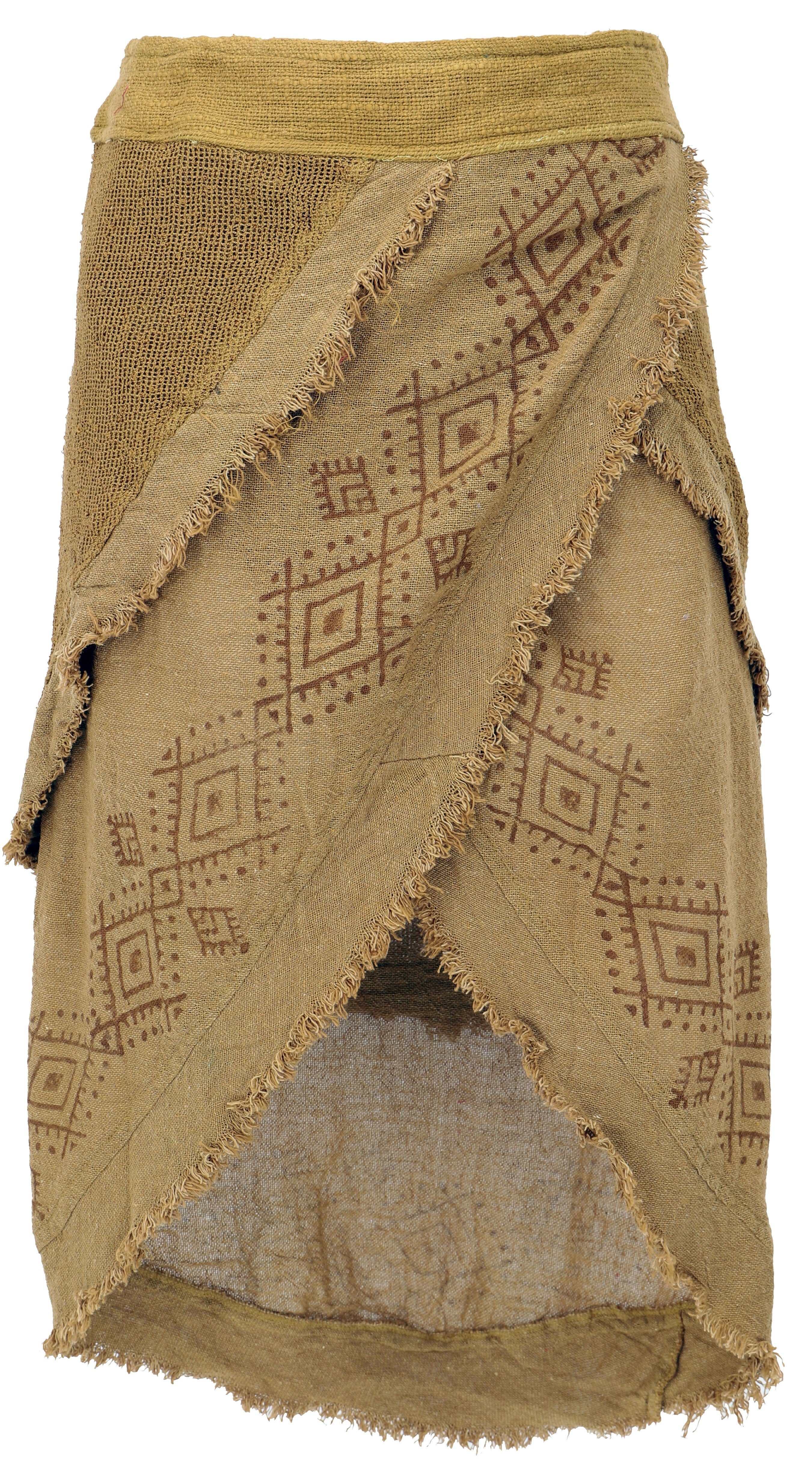 Guru-Shop Minirock Goa Wickelrock, Tribal Lagenlook Rock, Boho.. alternativ günstig online kaufen