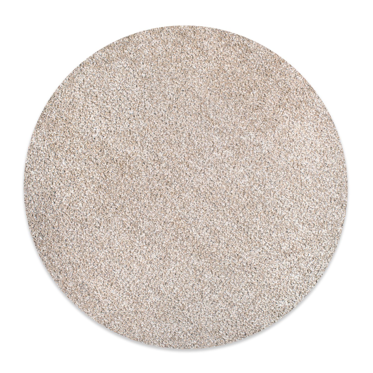 Teppich Waschbarer Teppich EASE, DomDeco, Rund, Höhe: 12 mm