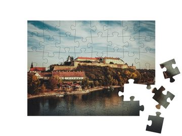puzzleYOU Puzzle Festung Petrovaradin und Donau, Novi Sad, Serbien, 48 Puzzleteile, puzzleYOU-Kollektionen Serbien