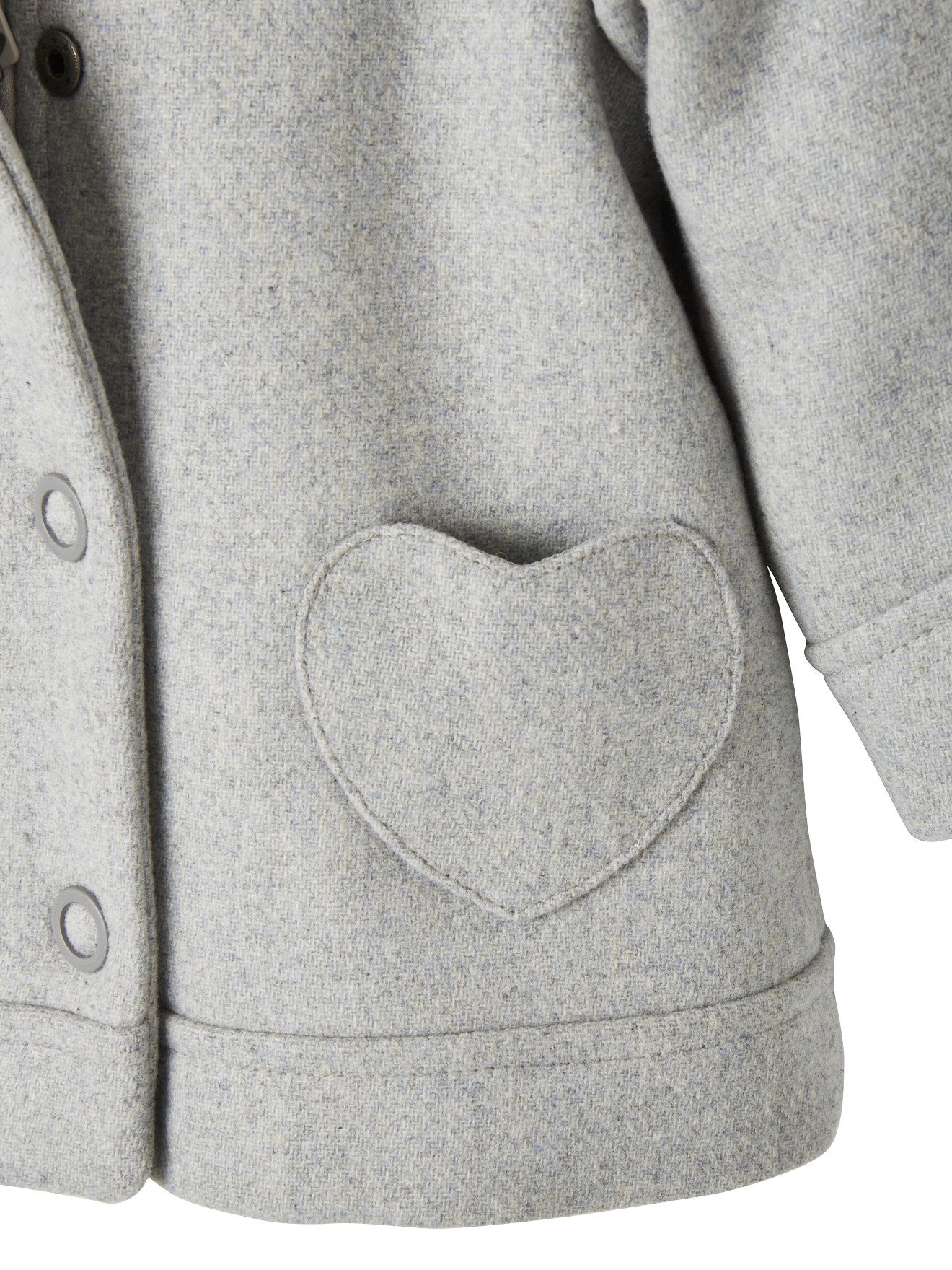 vertbaudet Dufflecoat Mädchen Baby Mantel mit Kapuze