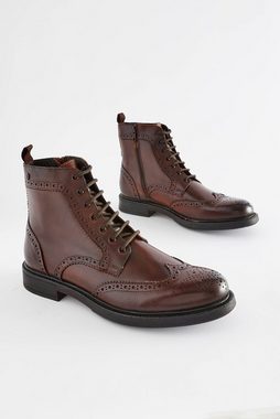 Next Chelsea Boot aus Leder in Brogue-Optik Chelseaboots (1-tlg)