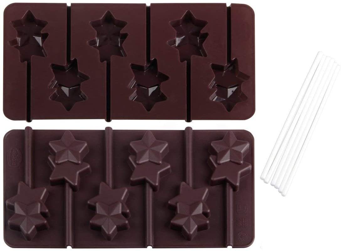 Dr. Oetker Schokoladenform Dr. "Lolli Schokoladenform Sterne" 1295 Oetker Pralinenform 2er Set