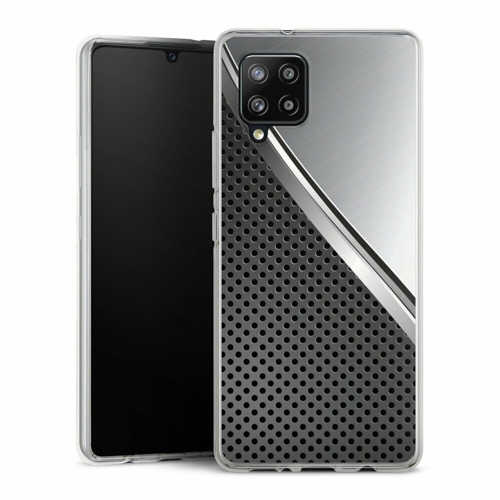 Handyhülle Carbon Stahl Metall Duo Metal Surface