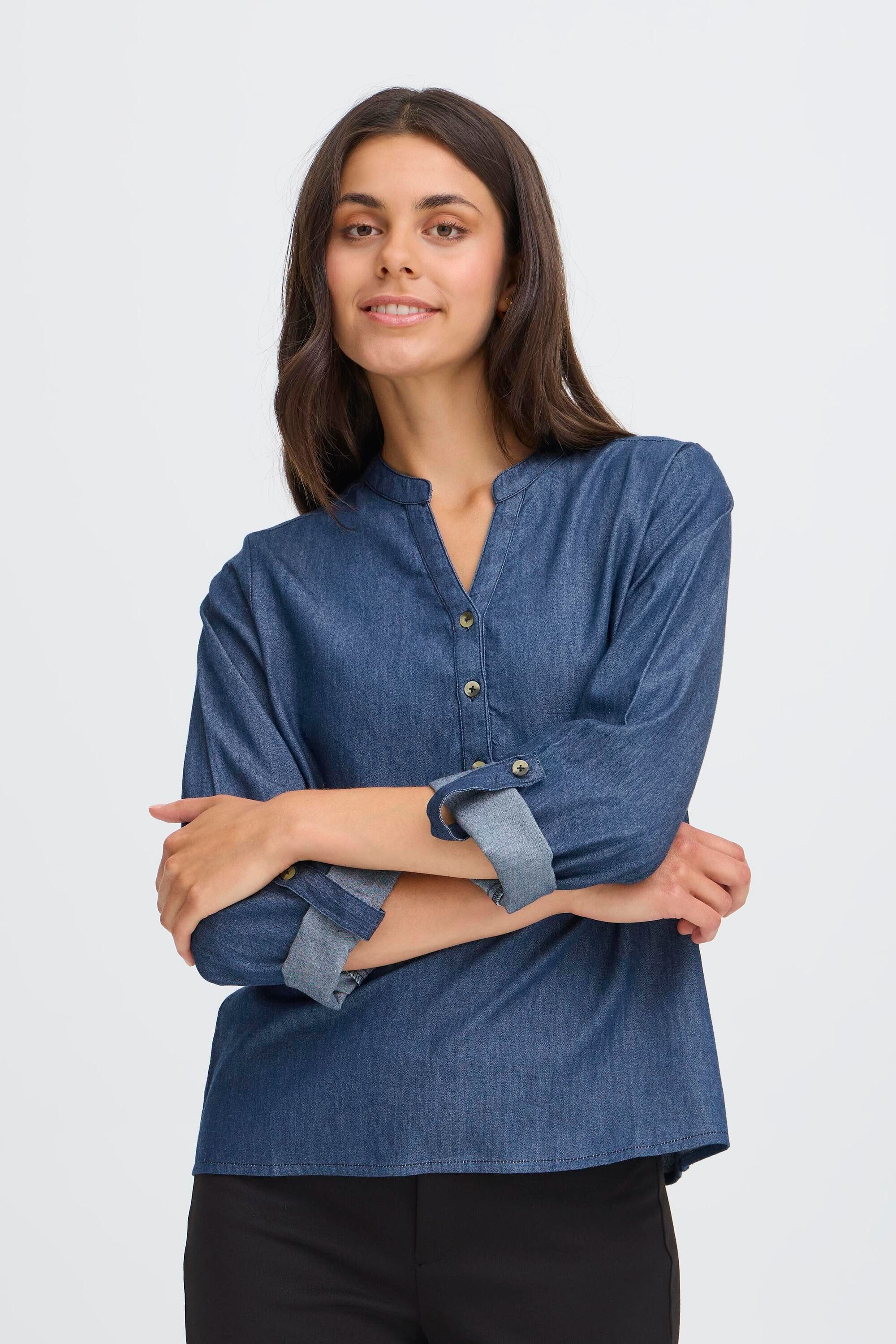 Langarmbluse Langarm-Bluse FRVILDA