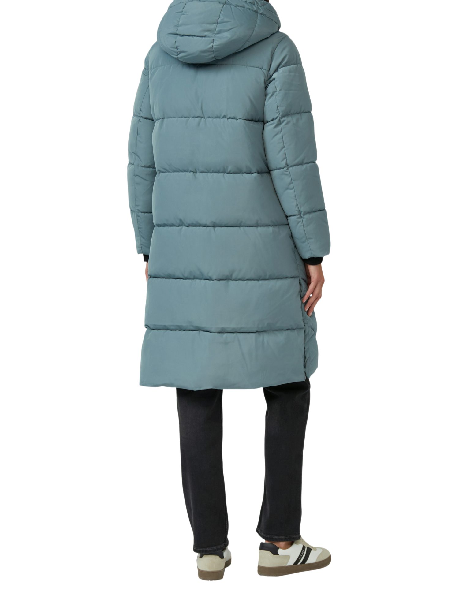s.Oliver Wollmantel Outdoor,Polyester,Unifarben,Stehkragen,Lang,Regular Fit