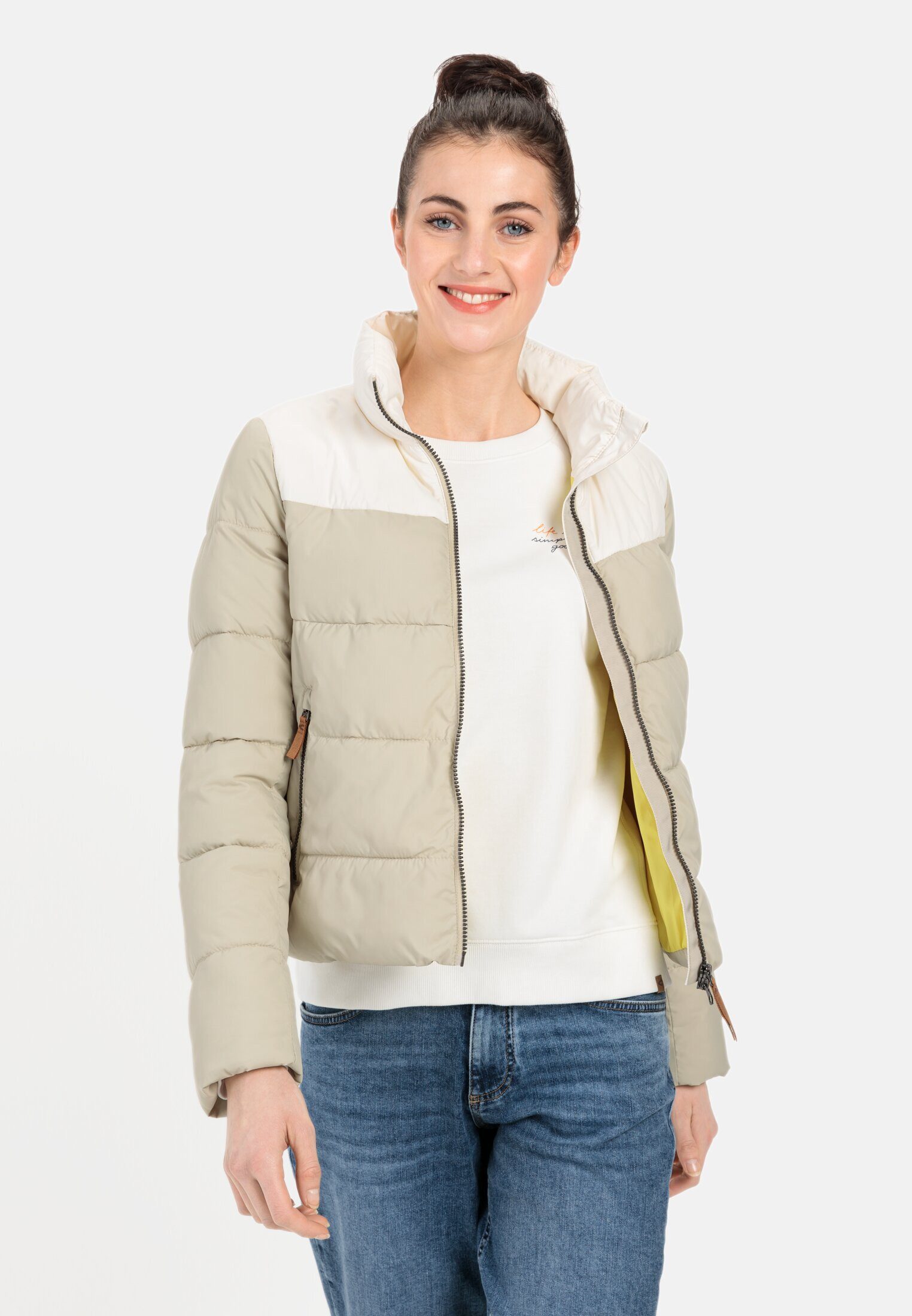 camel active Steppjacke aus recyceltem Polyester