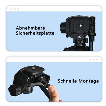 Dekorative Kamera Stativ,Fotostativ mit Abnehmbar 3-Wege-Kopf,Handy Halterung Kamerastativ