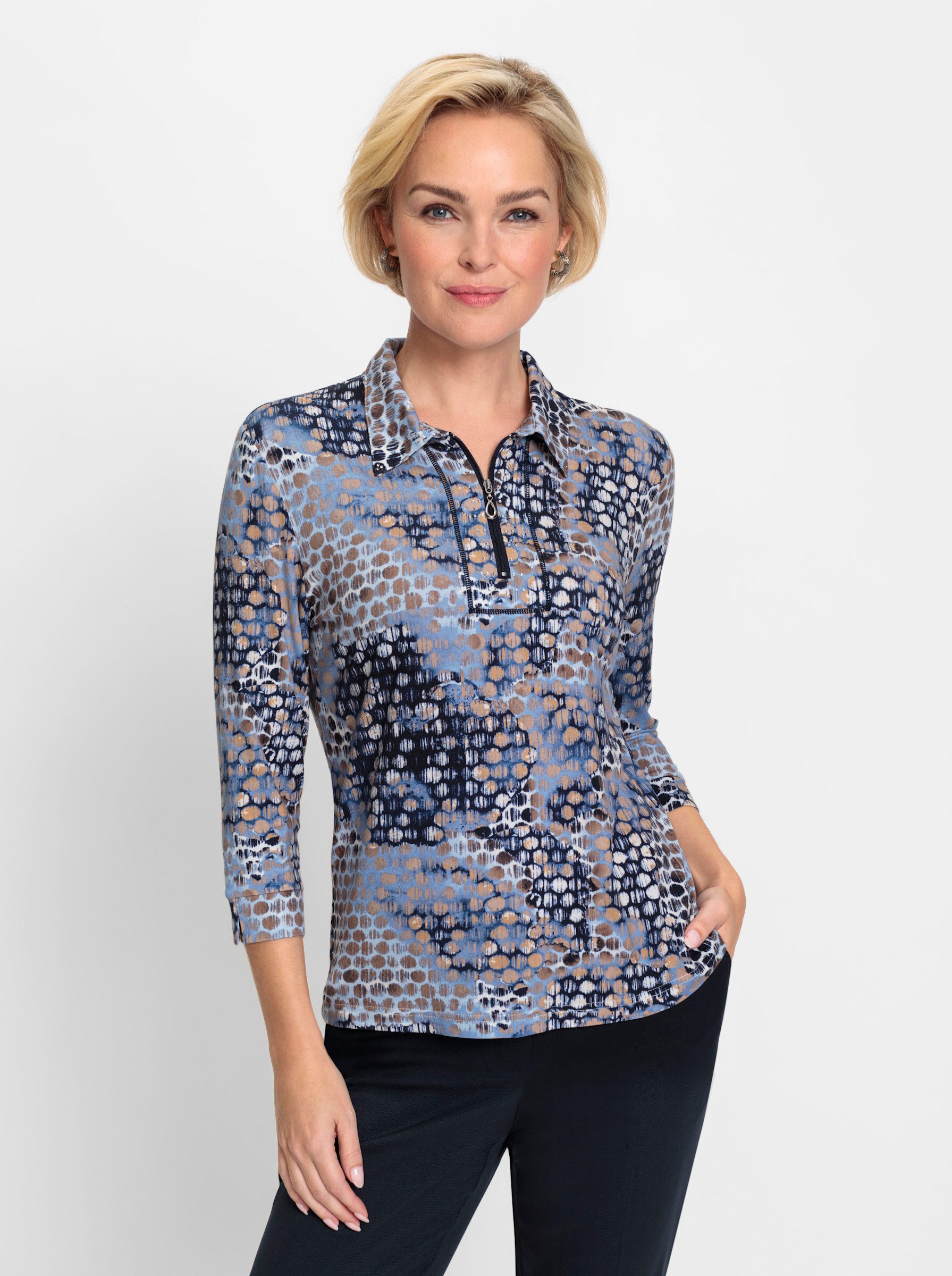 Inspirationen Poloshirt "Poloshirt" 1 Stk. tlg. günstig online kaufen