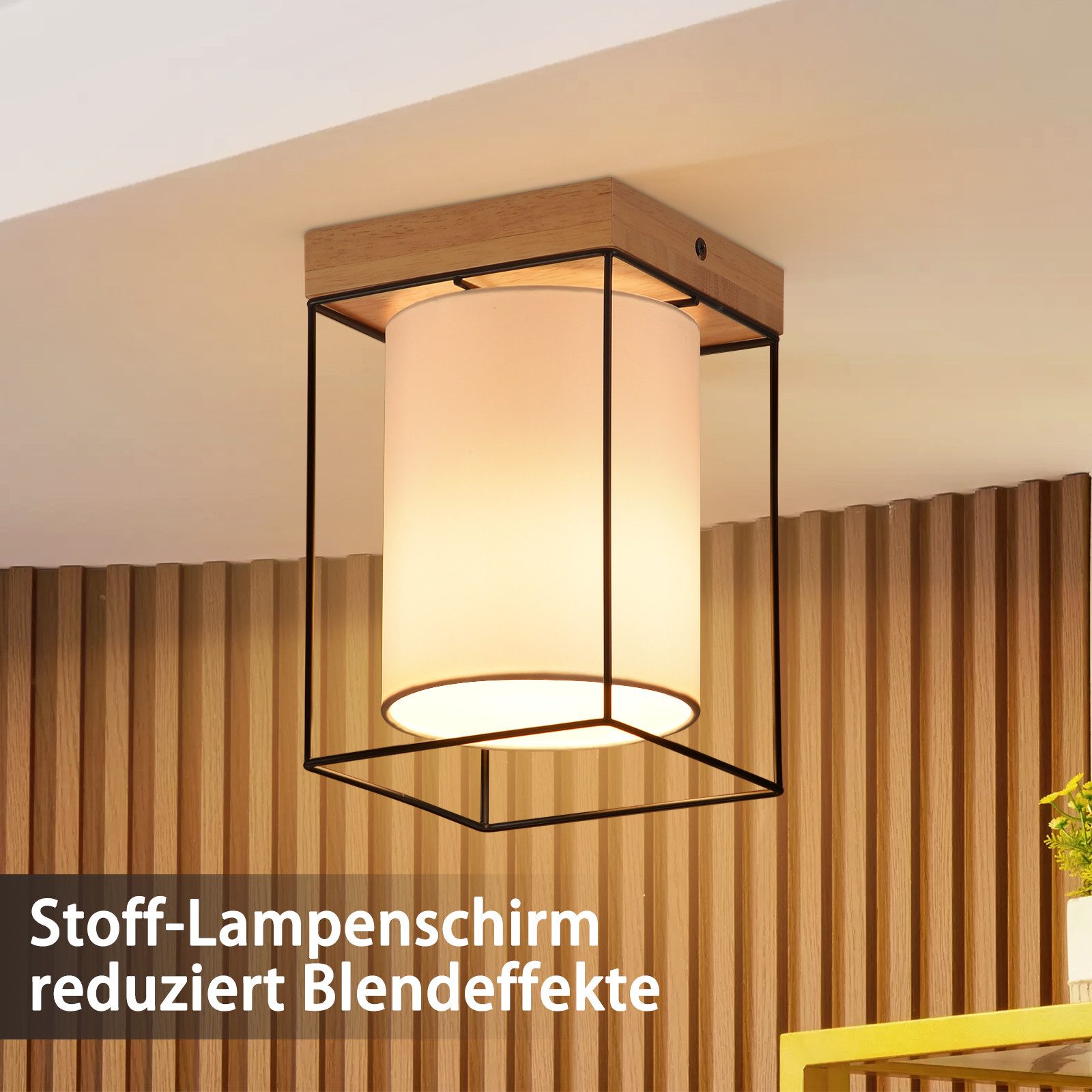 ZMH Deckenleuchte Wohnzimmer 1/2/3 Flammig E14 günstig online kaufen