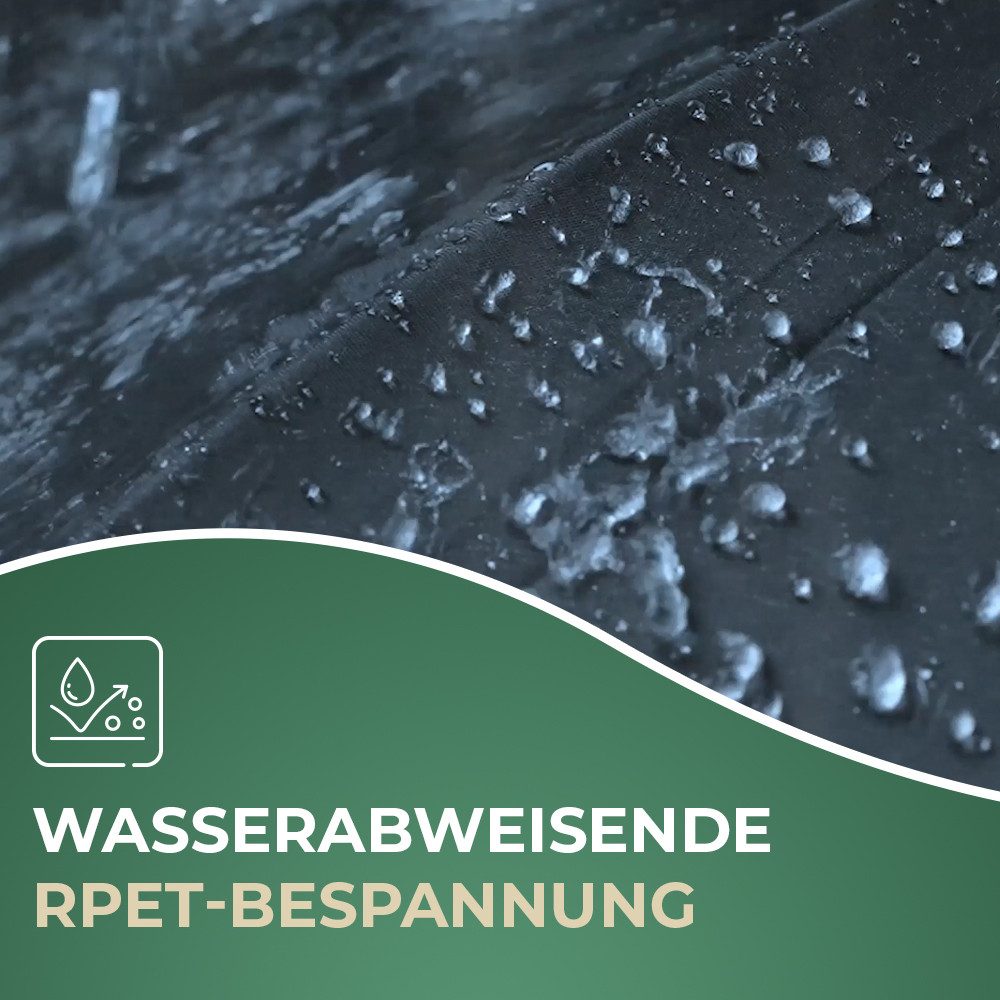 Langenberg Stockregenschirm LANGENBERG Stockschirm Sturmfest [Bambus], ☑ UNSERE EMPFEHLUNG