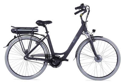 LLobe E-Bike »City-E-Bike 28" Metropolitan Joy, schwarz 36V / 8Ah«, 3 Gang, Nabenschaltung, 250,00 W