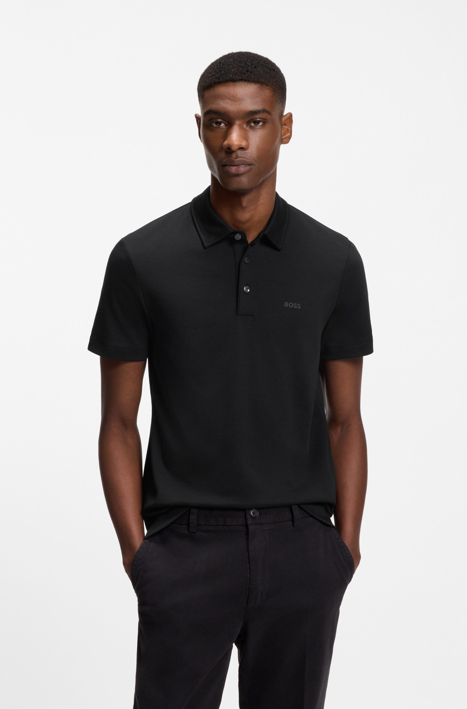 BOSS Poloshirt Palosh mit tonalem Logo, slim fit günstig online kaufen